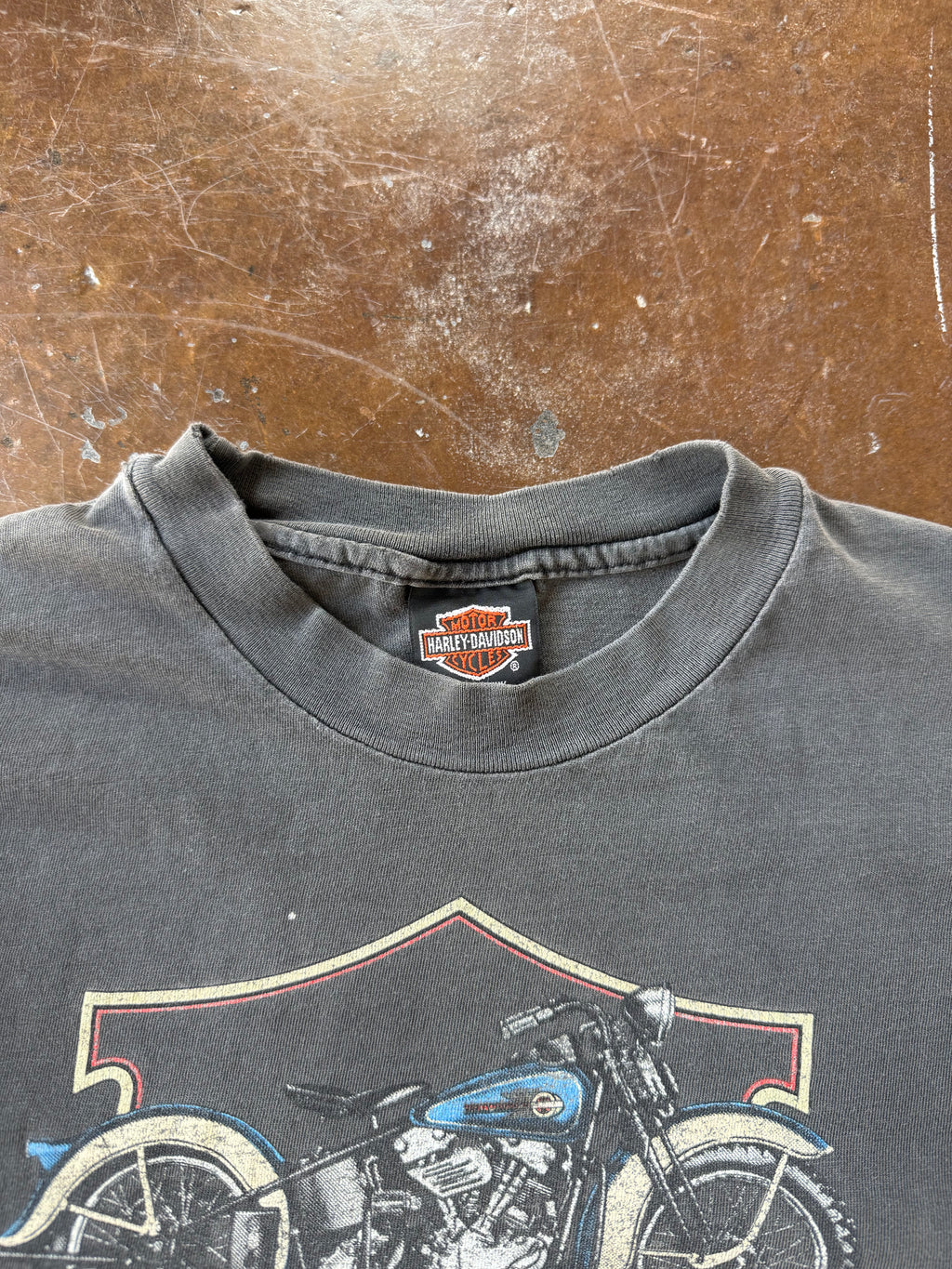 90s faded Harley Davidson "collector's edition" biker shirt (LARGE)