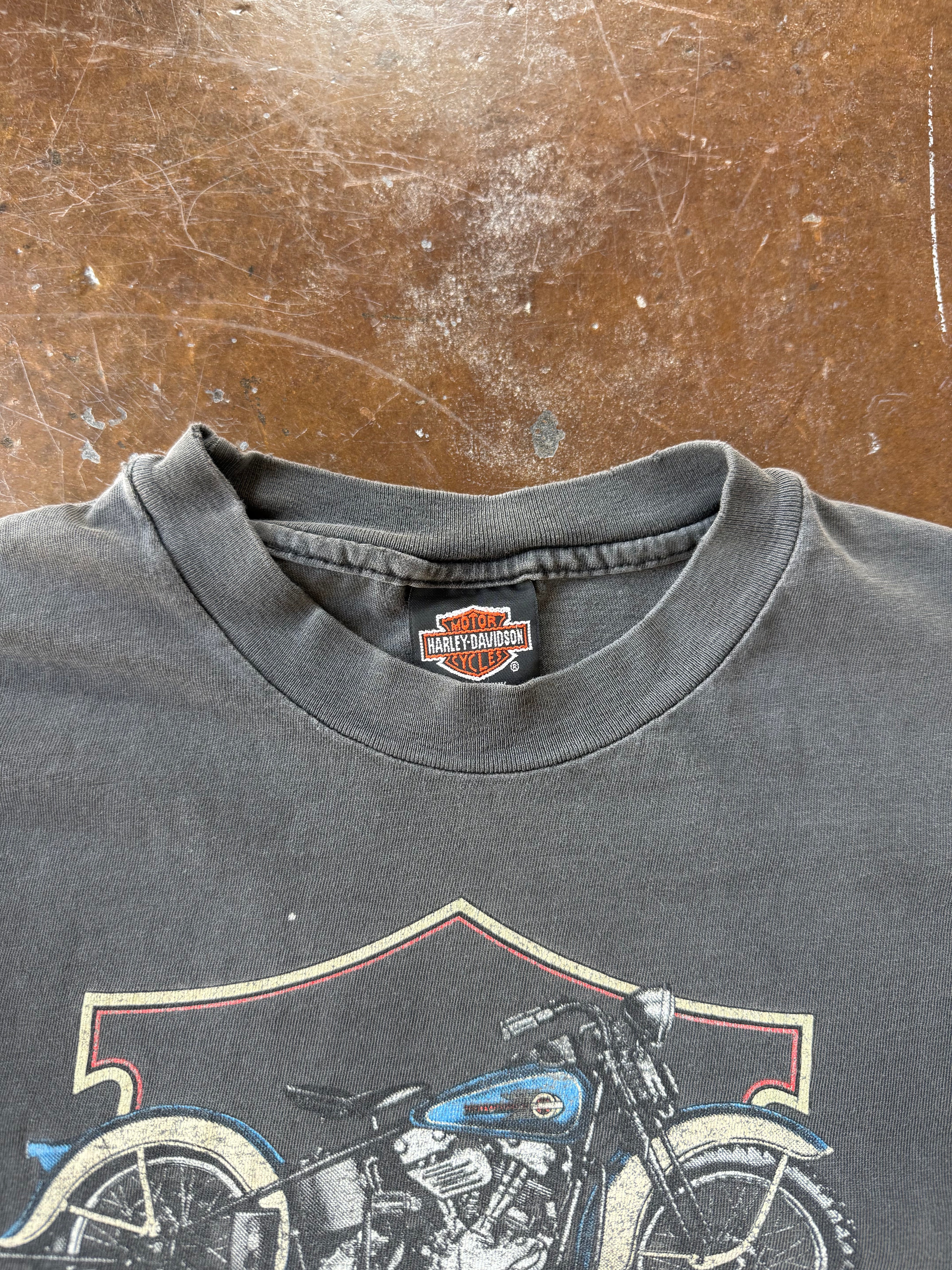 90s faded Harley Davidson "collector's edition" biker shirt (LARGE)