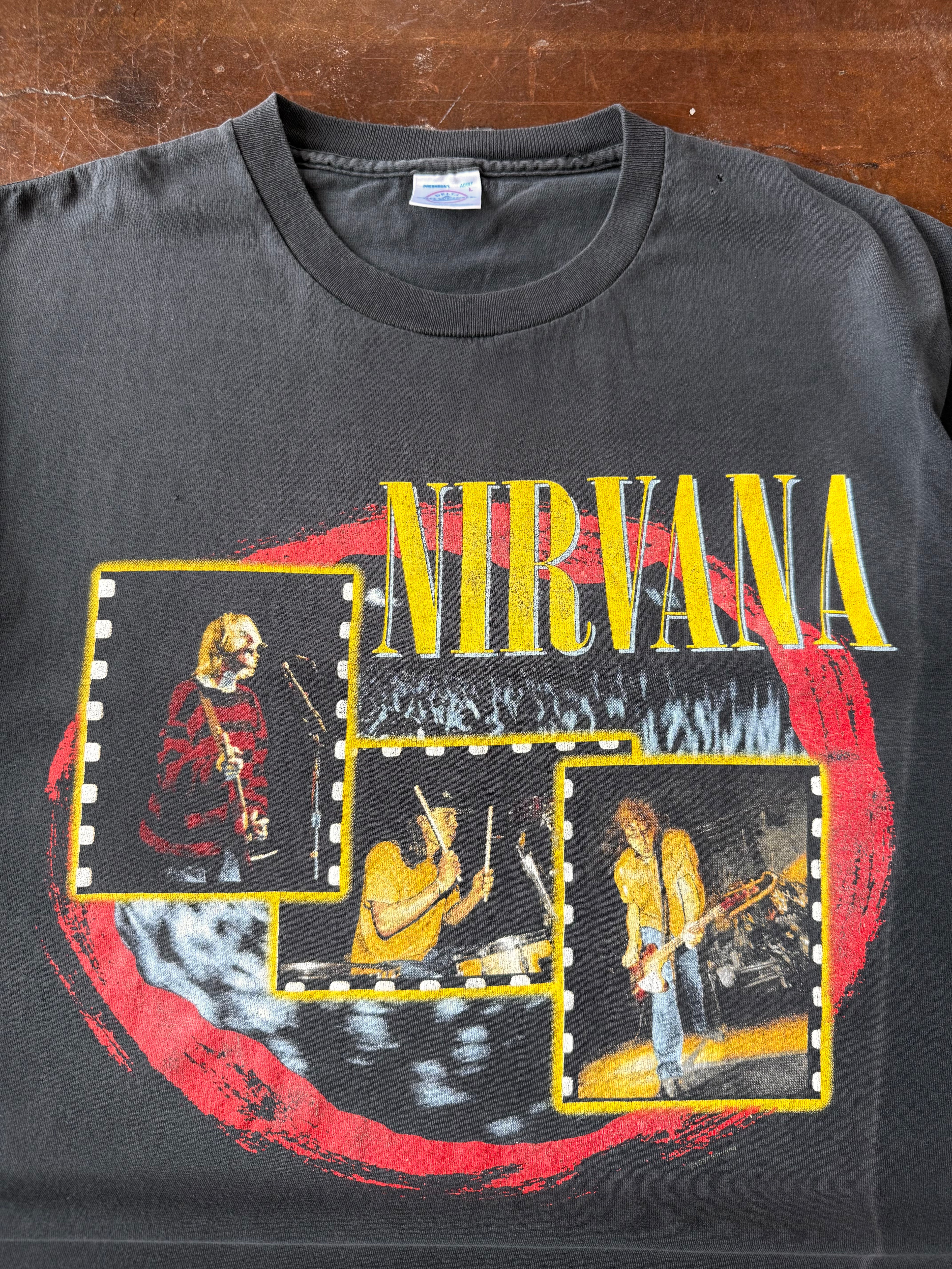 1997 Nirvana "from the muddy banks" band shirt (LARGE)