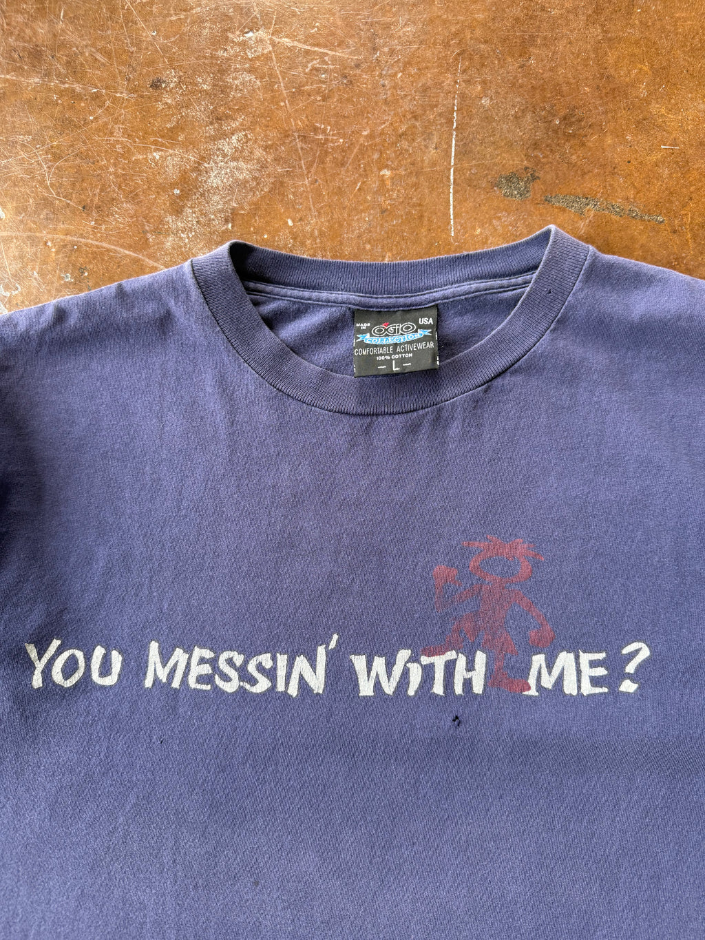 90s Ogio Chump "you messin' with me?" skate shirt (LARGE)