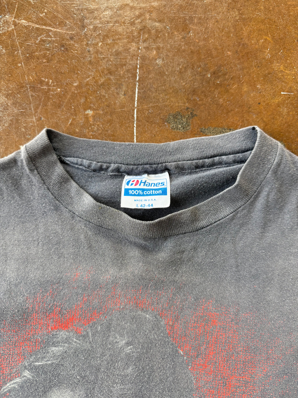 1985 faded John Cougar Mellencamp "scarecrow" tour shirt (LARGE)
