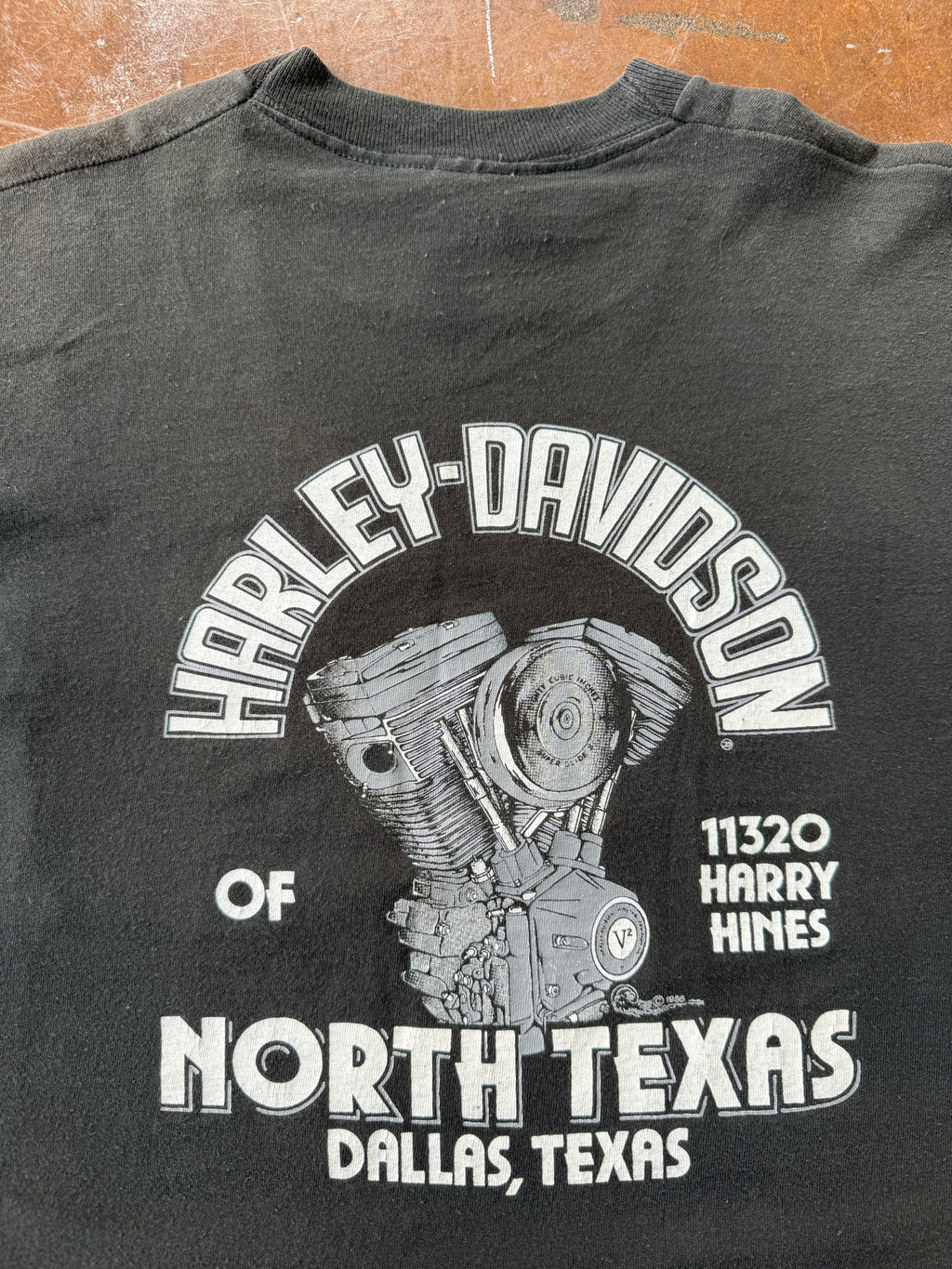 90s Harley Davidson "classic of motorcycling" biker pocket shirt (LARGE)