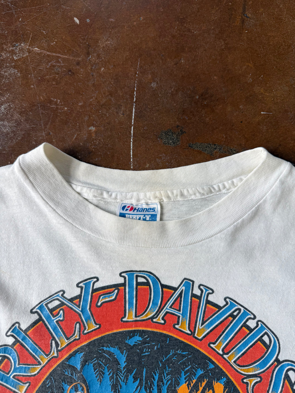 1990 Harley Davidson "beach club" biker shirt (LARGE)