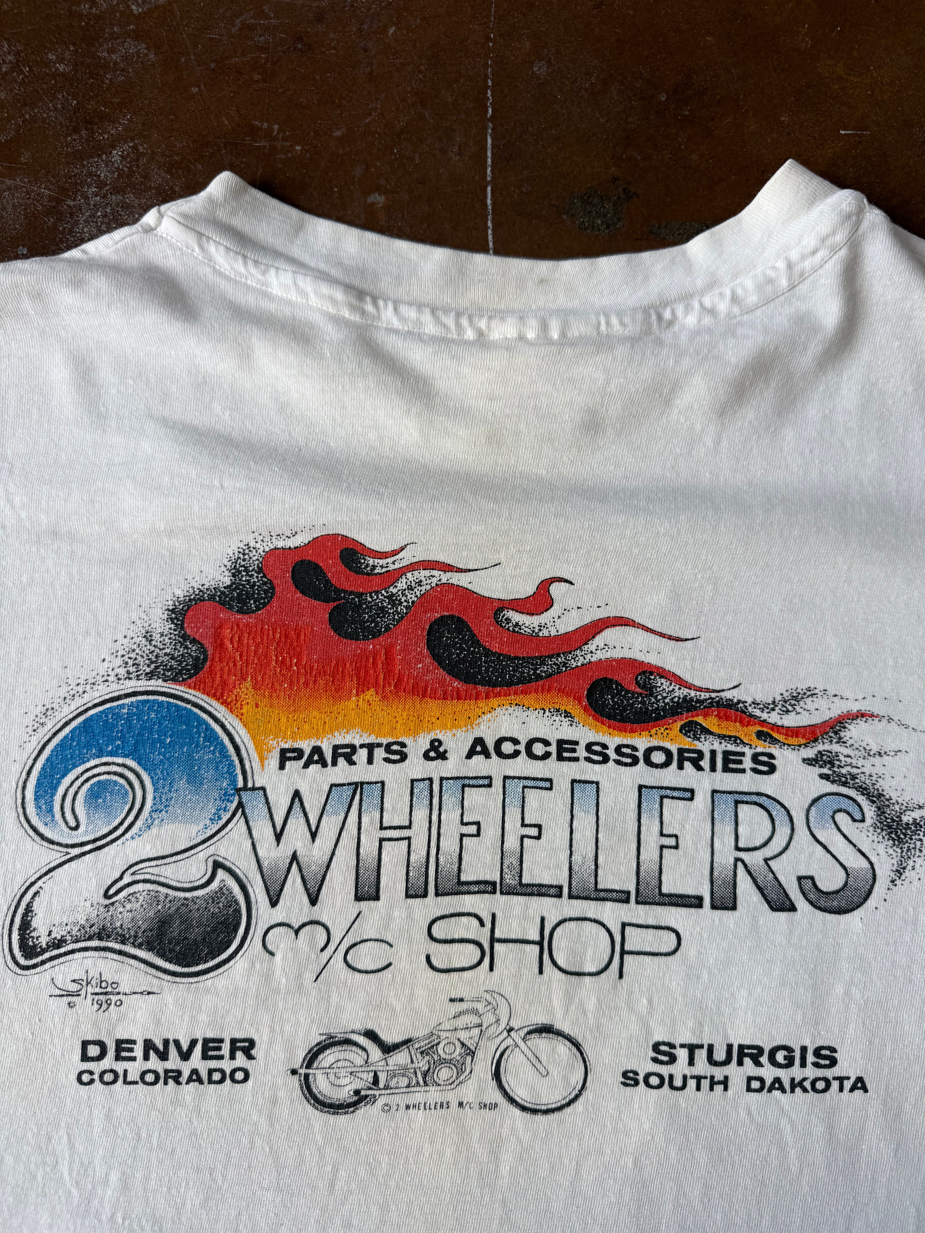 1990 Harley Davidson "beach club" biker shirt (LARGE)