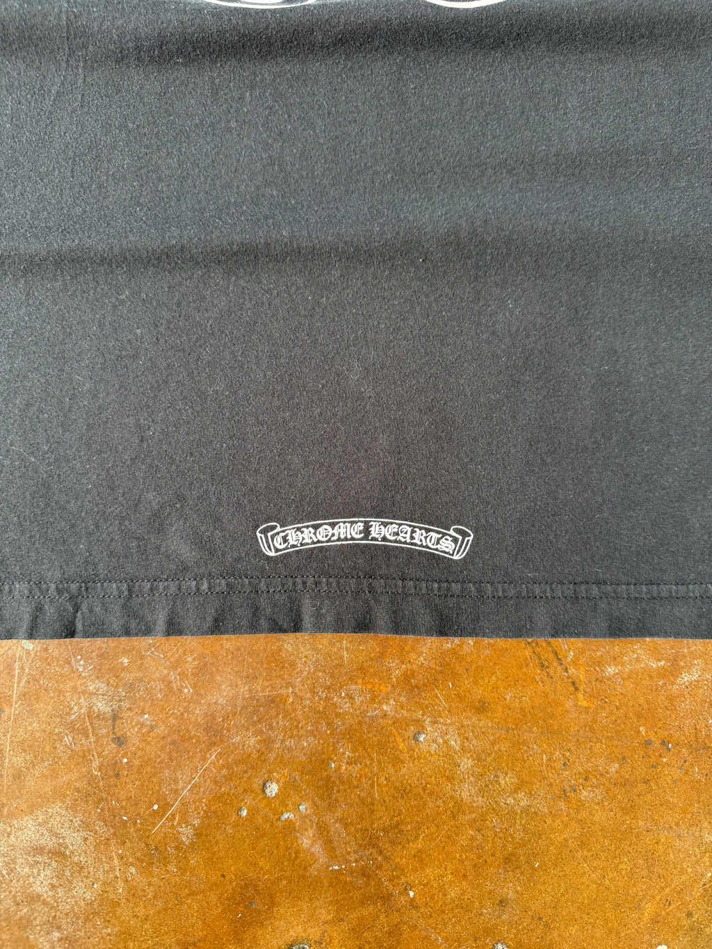 2000s Chrome Hearts "horseshoe logo" pocket shirt (XL)