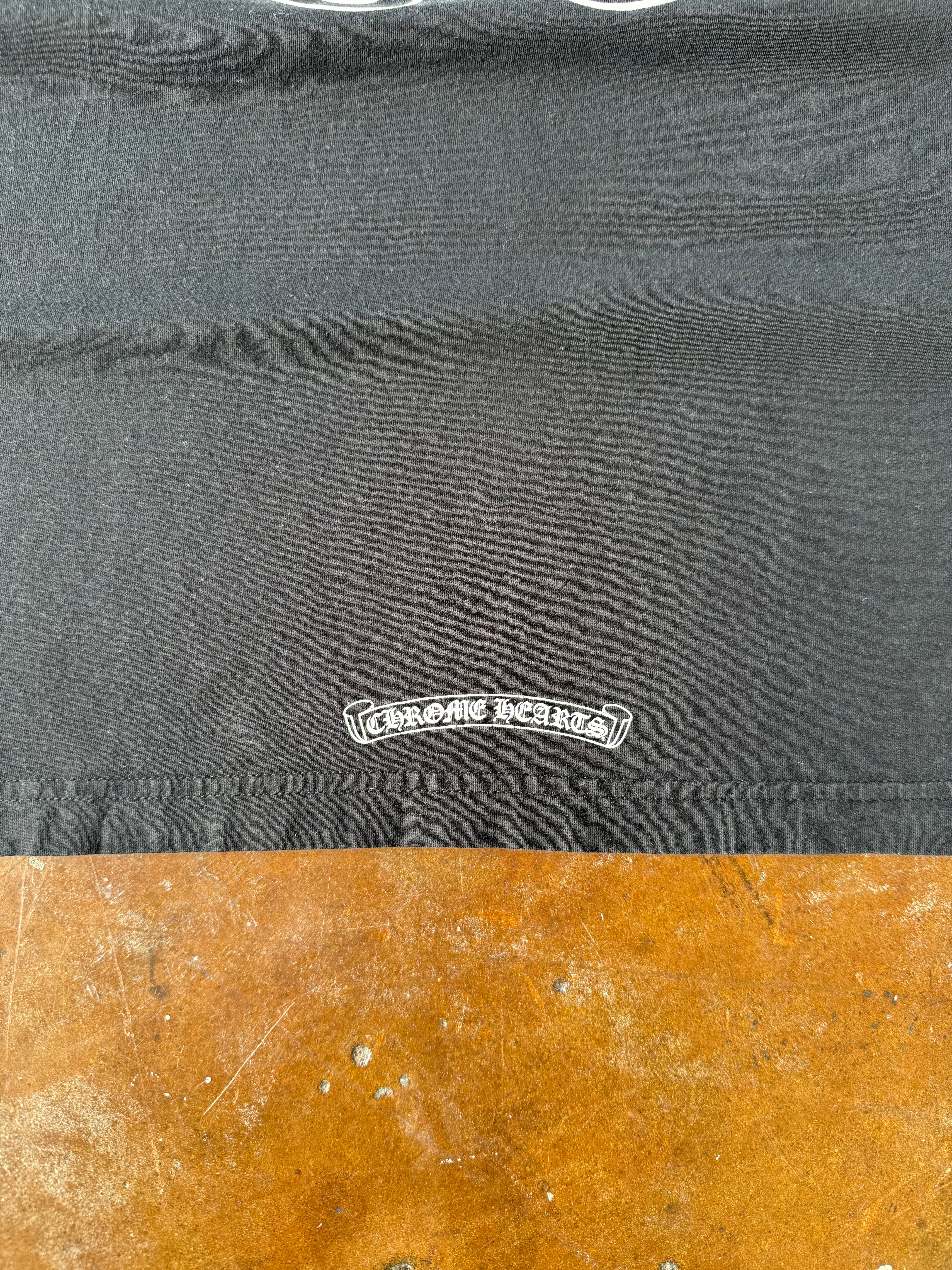 2000s Chrome Hearts "horseshoe logo" pocket shirt (XL)