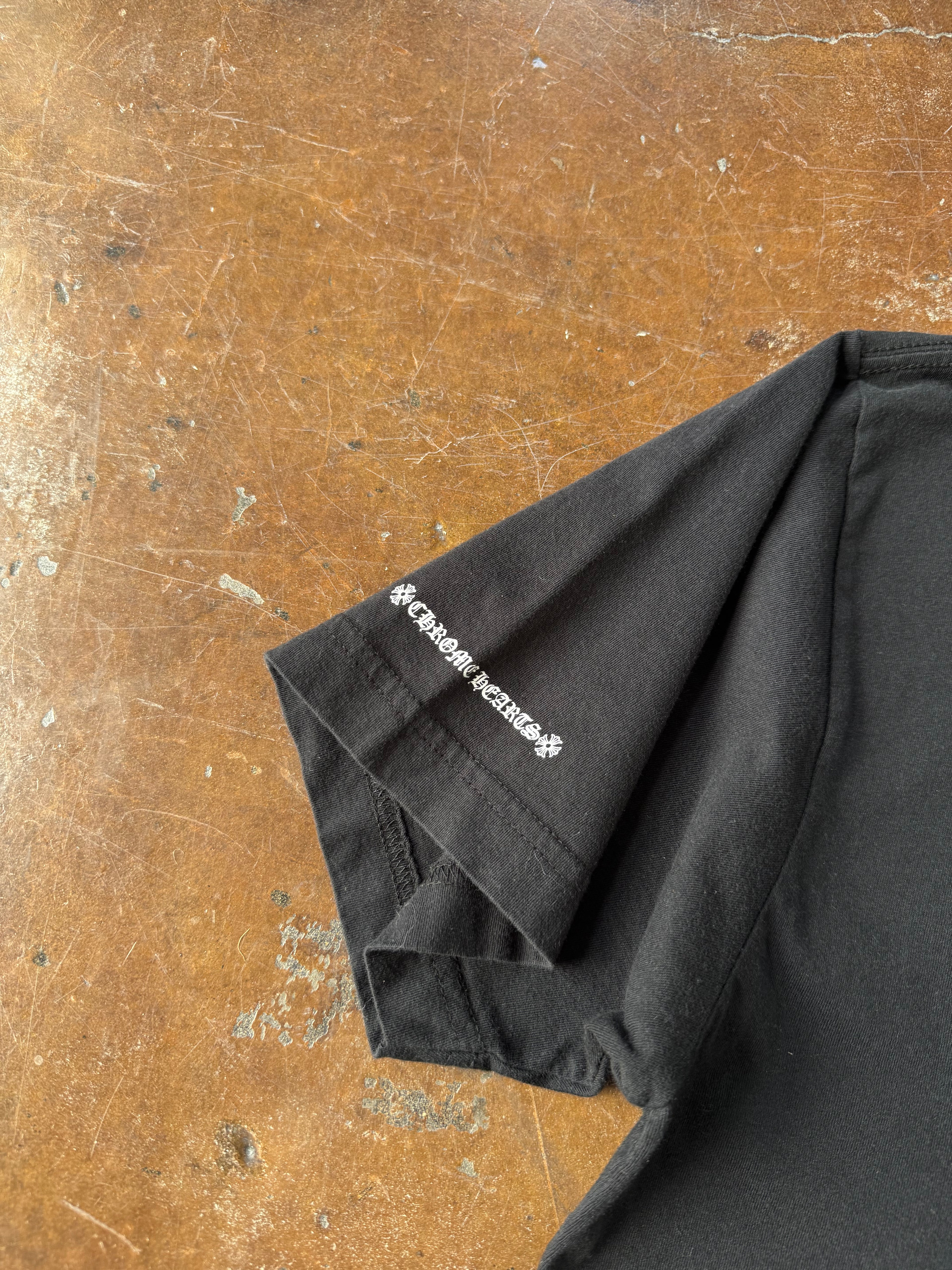 2000s Chrome Hearts "horseshoe logo" pocket shirt (XL)