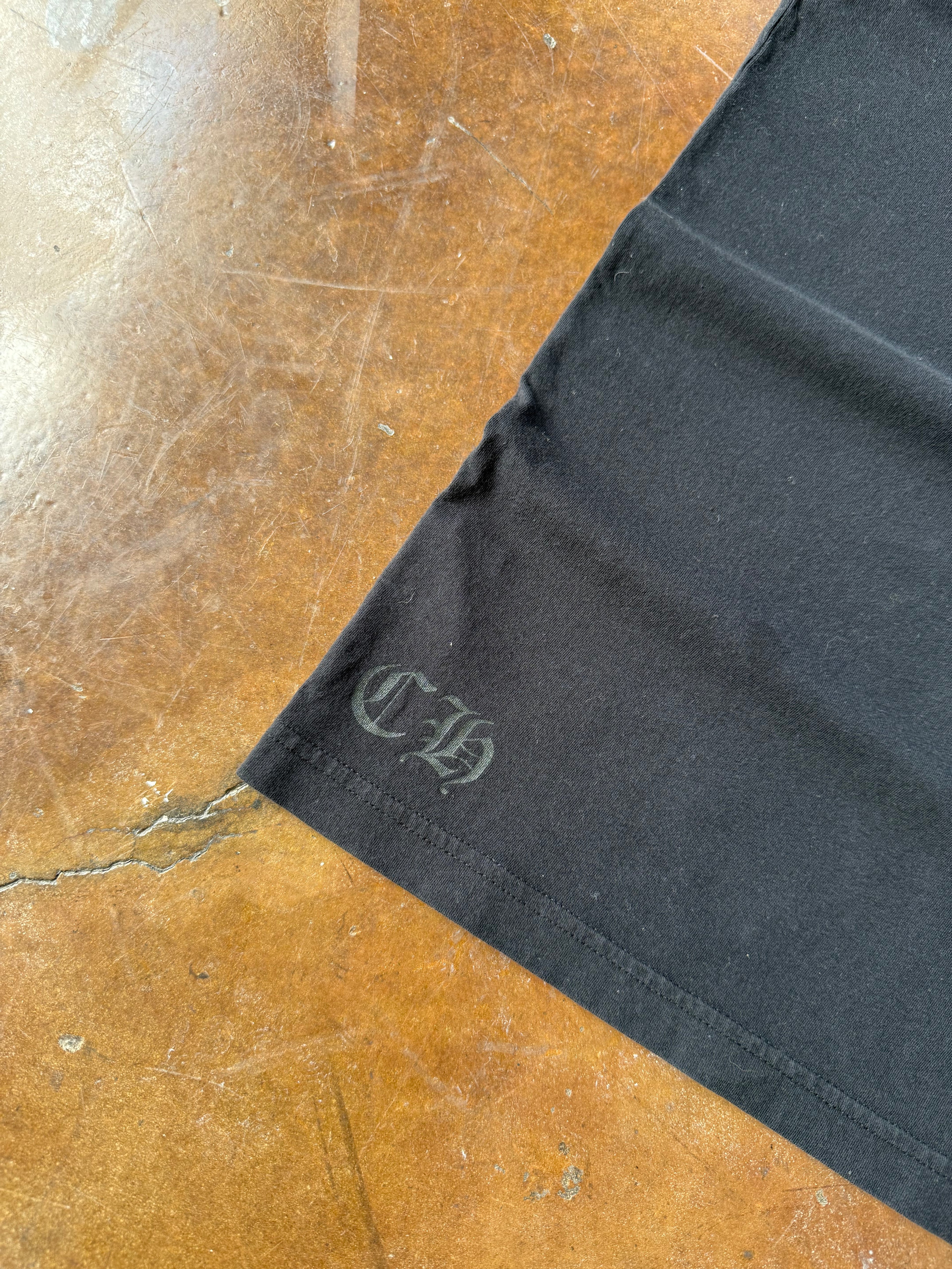 2000s Chrome Hearts "horseshoe logo" pocket shirt (XL)