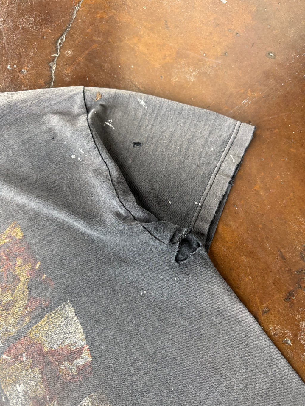 2000s faded & lightly distressed Slipknot band shirt (XXL)