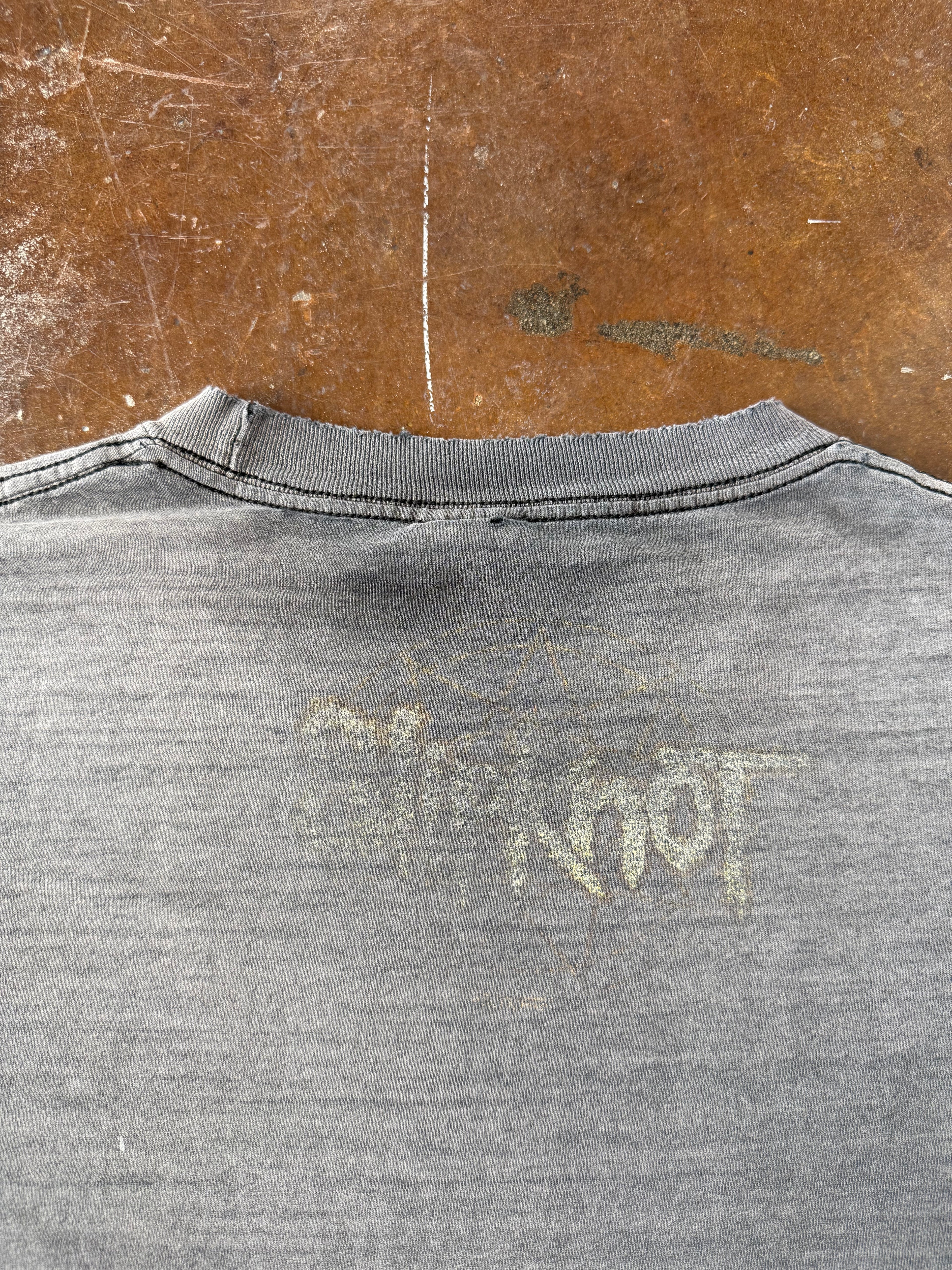 2000s faded & lightly distressed Slipknot band shirt (XXL)