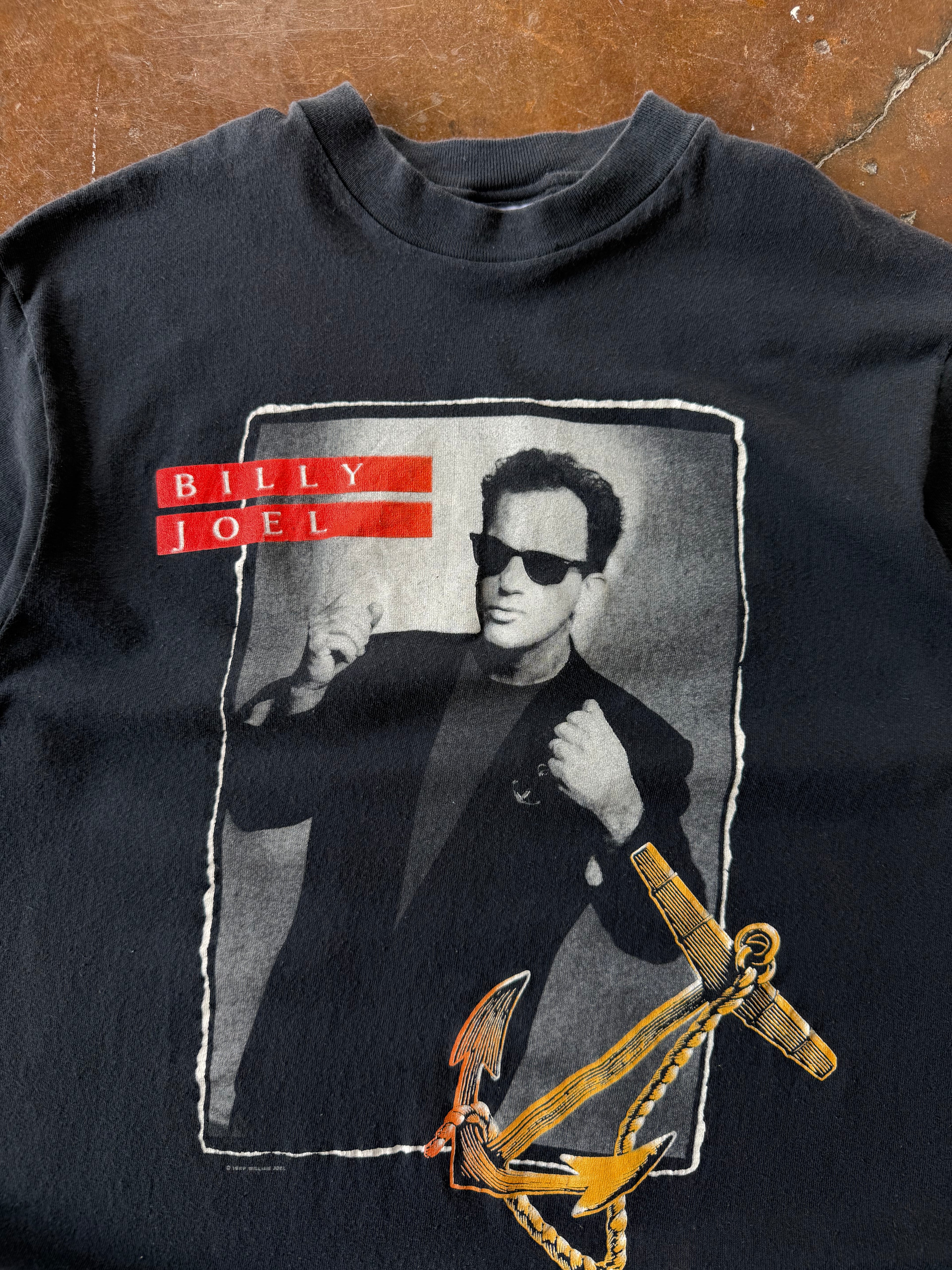 1989 Billy Joel "stormfront" tour shirt (LARGE)