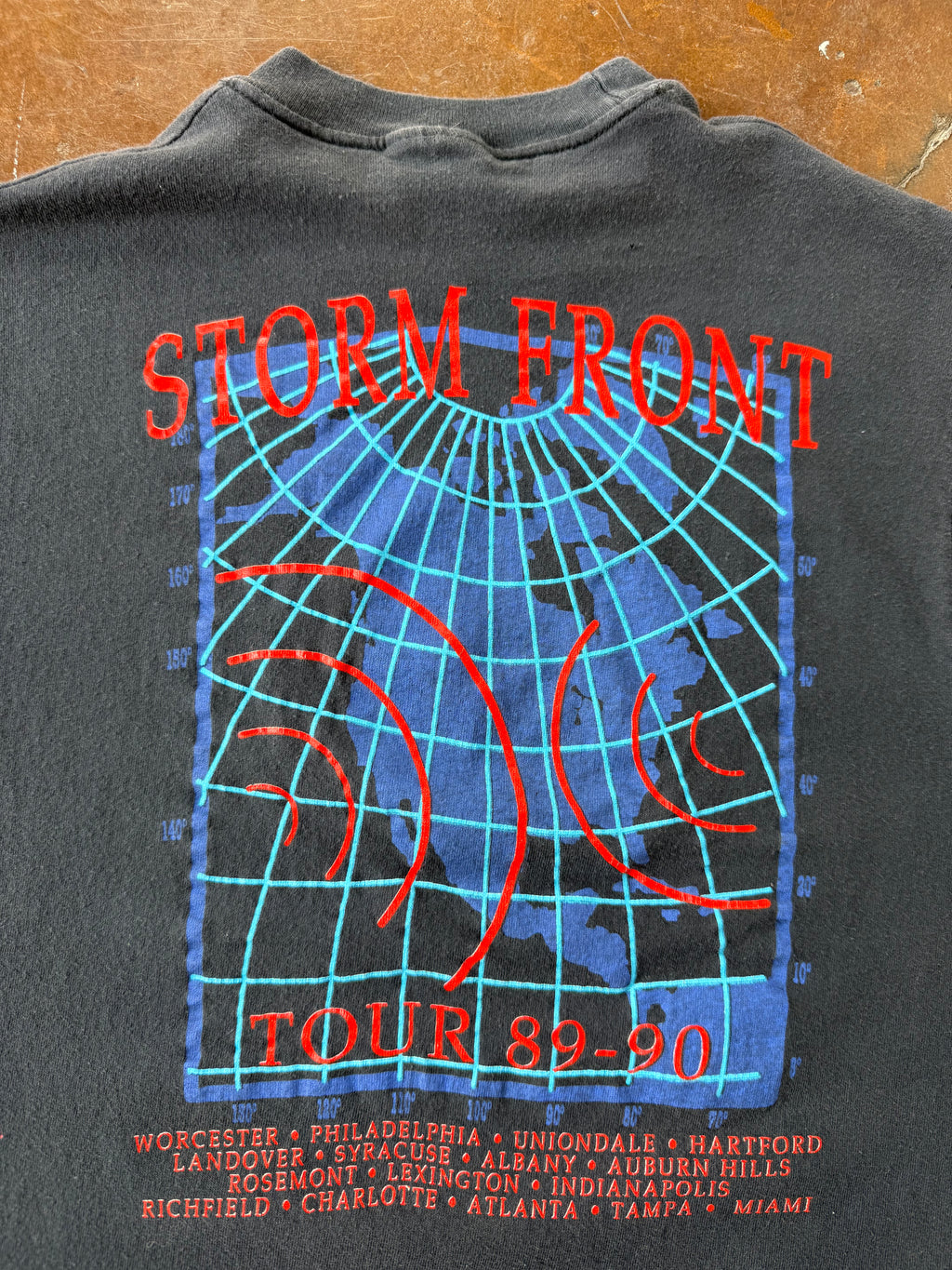 1989 Billy Joel "stormfront" tour shirt (LARGE)