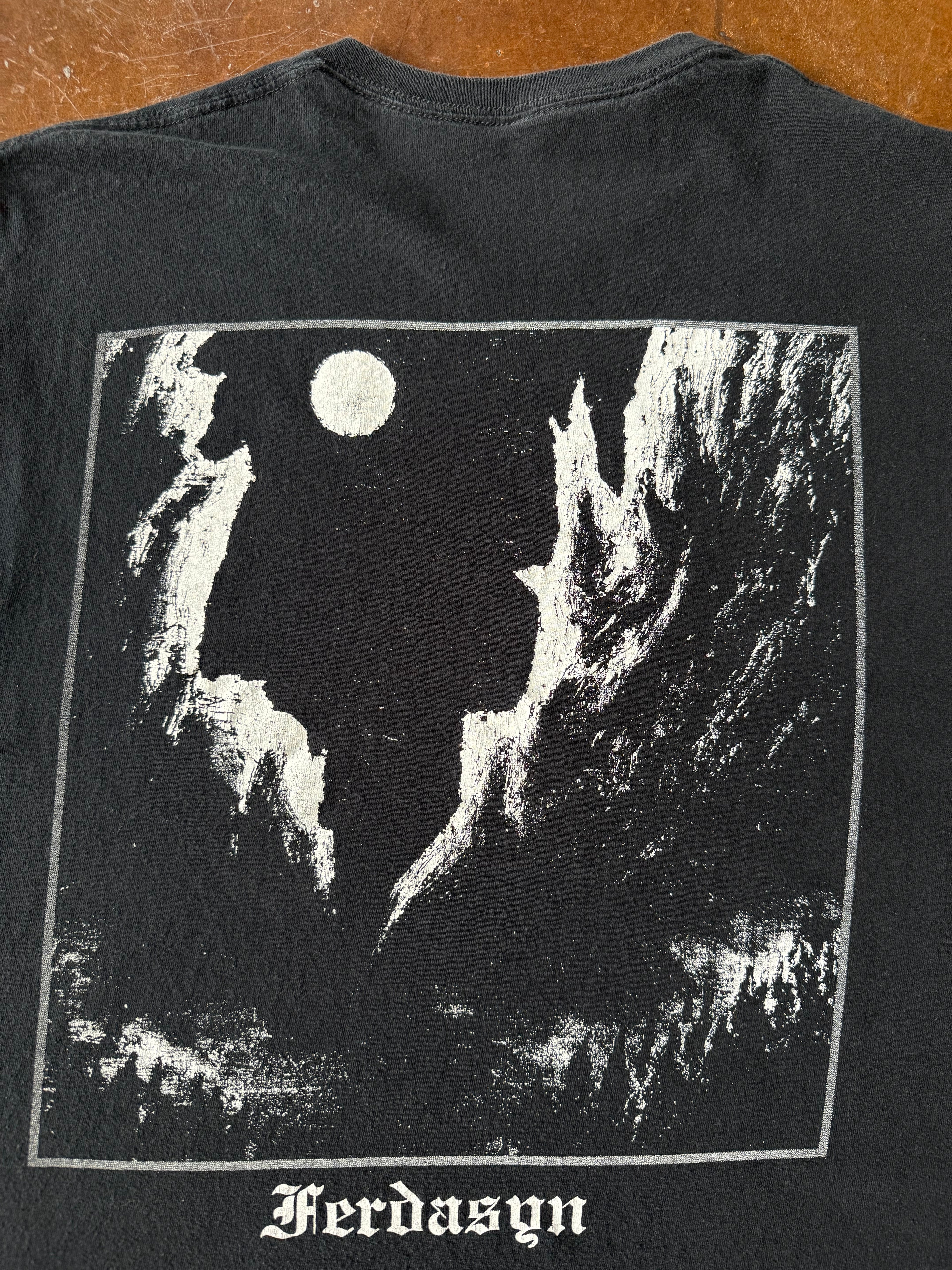 2000s Dark Throne "transilvanian hunger" band shirt (LARGE)