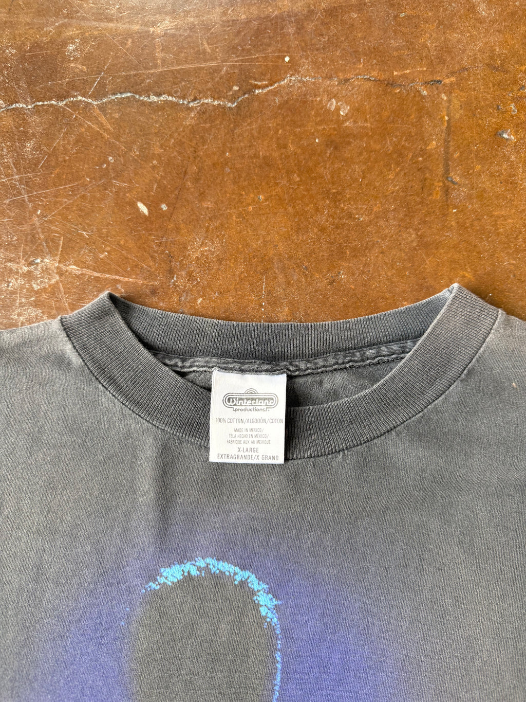 90s faded & lightly distressed Eric Clapton "nothing but the blues" shirt (XL)