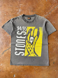 1994 faded Rolling Stones "world tour" band shirt (LARGE)