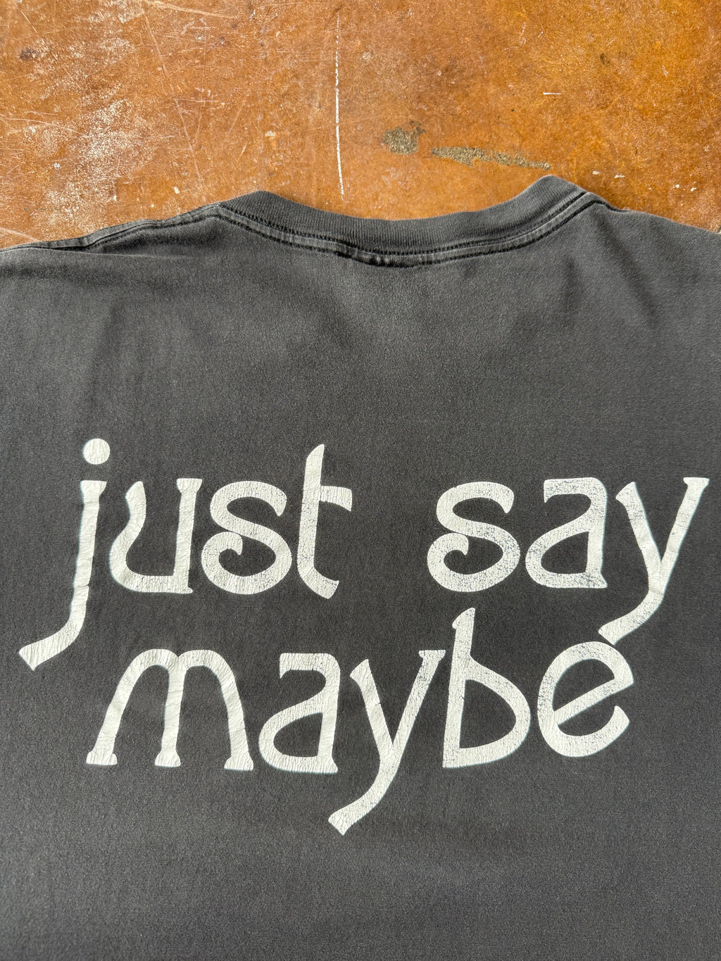 90s faded Smashing Pumpkins "just say maybe" band shirt (XL)