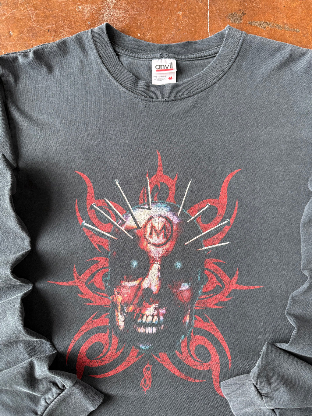2001 Slipknot longsleeve band shirt (MEDIUM)