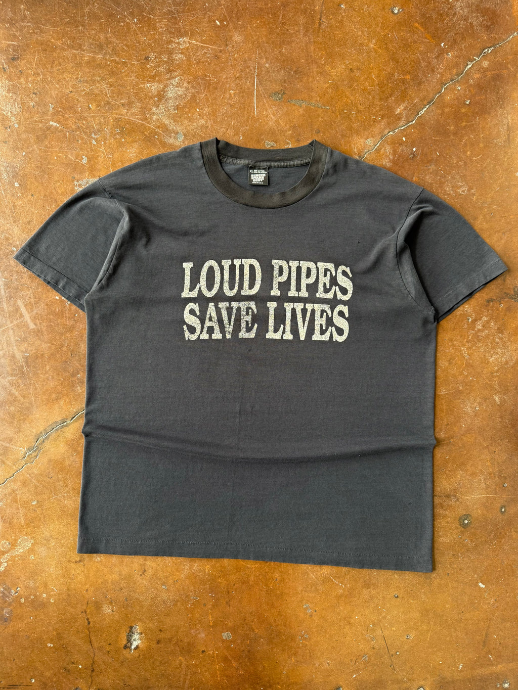 90s Loud Pipes Save Lives biker shirt (XL)