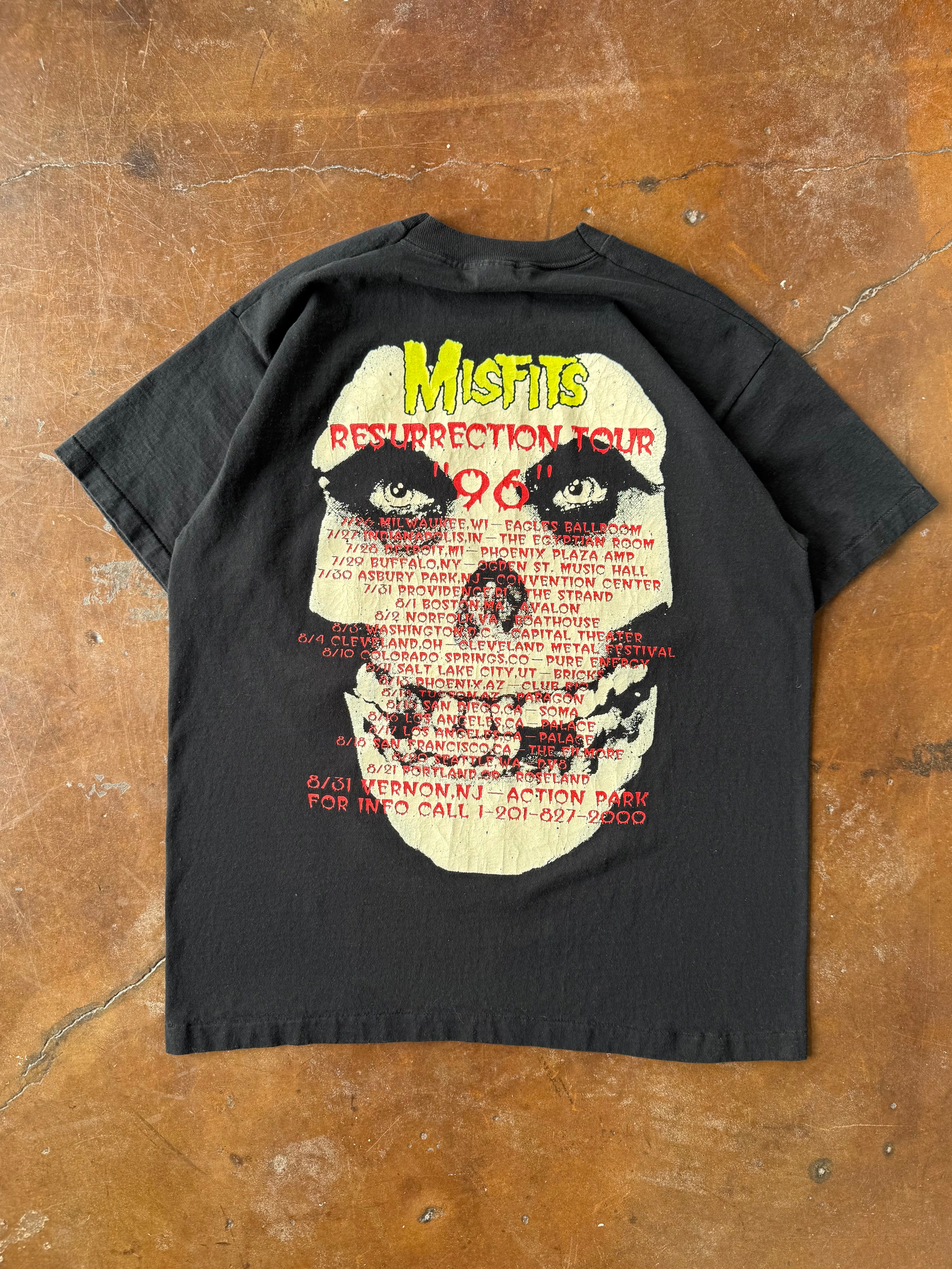 1996 Misfits "resurrection" tour shirt (XL)