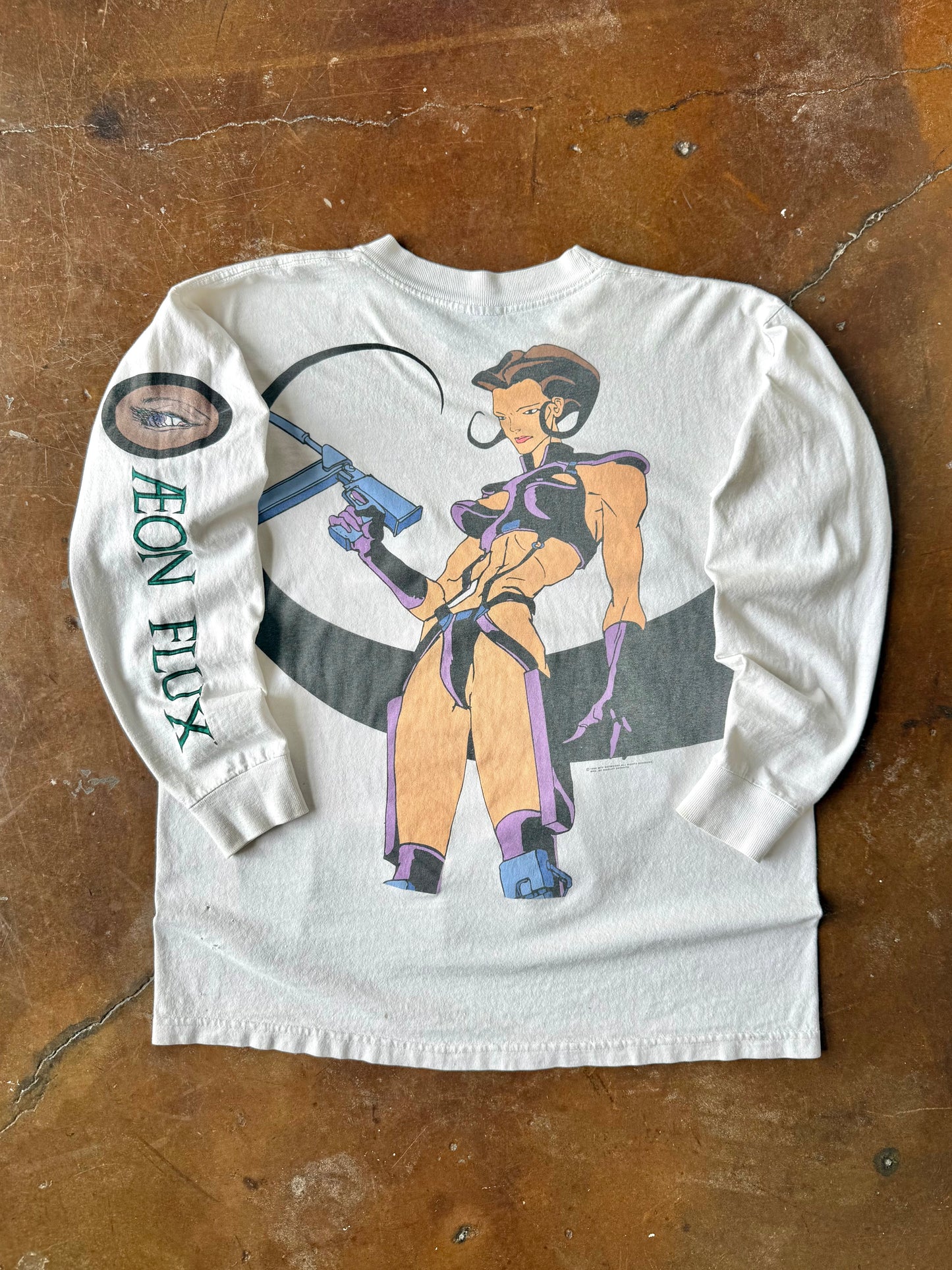 1995 MTV Aeon Flux longsleeve shirt (LARGE)