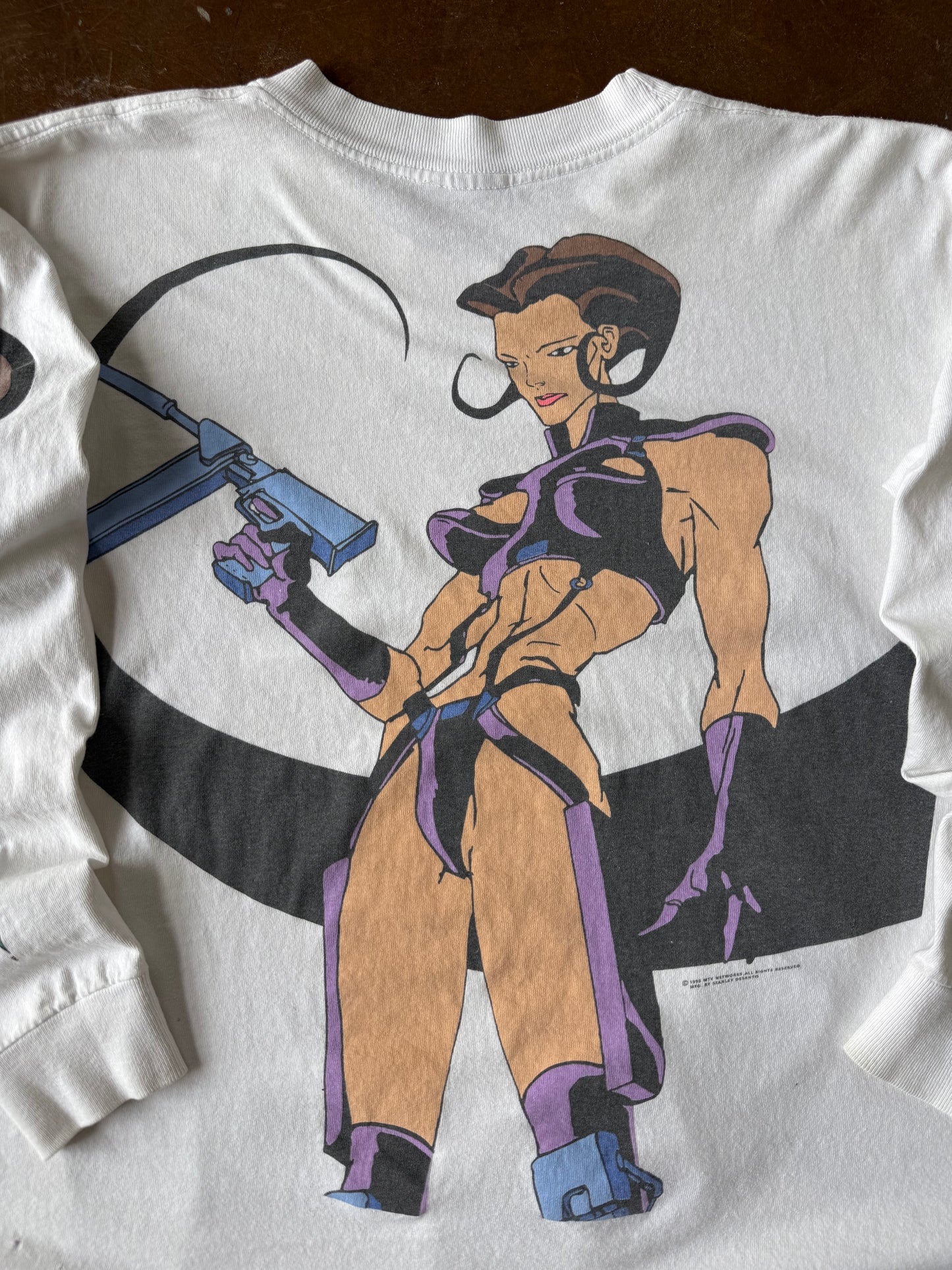 1995 MTV Aeon Flux longsleeve shirt (LARGE)