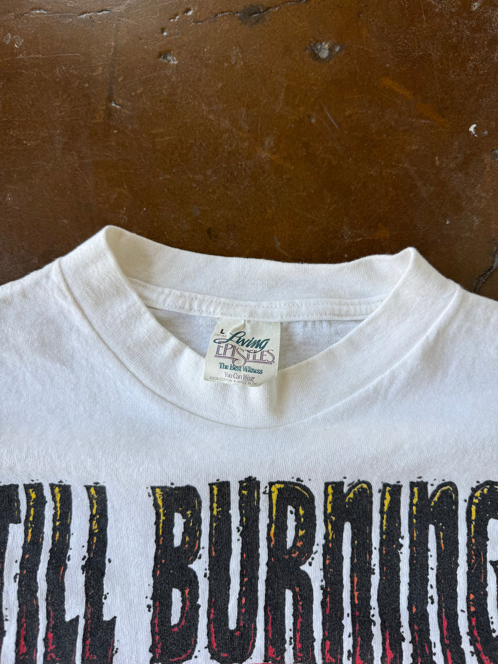 1993 Jesus "turn or burn" shirt (LARGE)