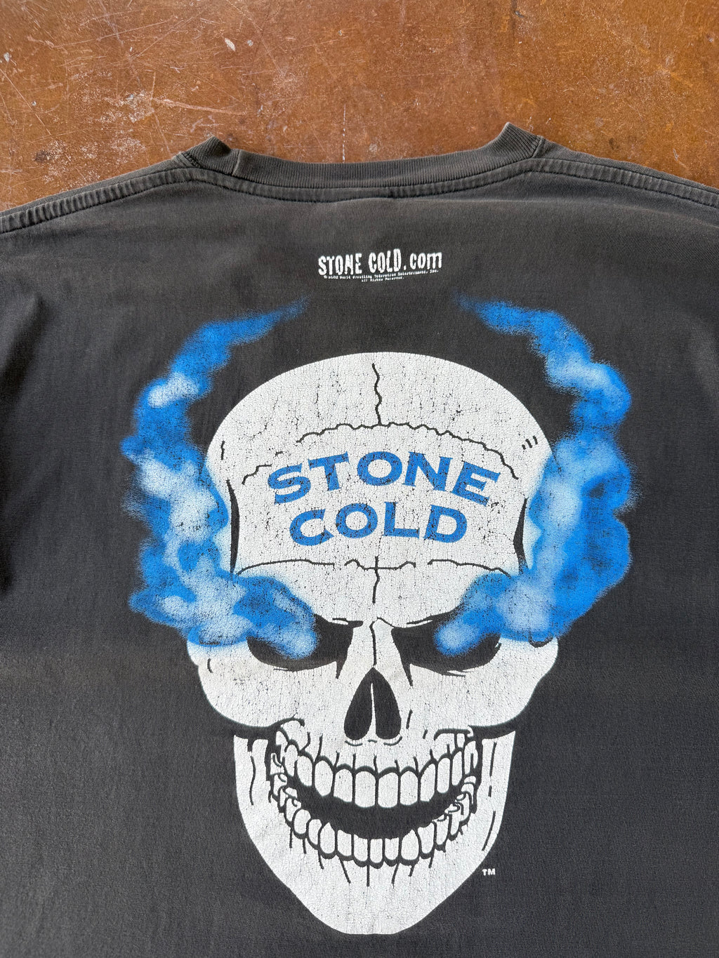 2002 Stone Cold Steve Austin WWE "what?" shirt (XXL)