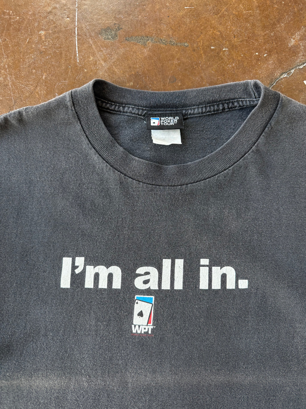 2005 World Poker Tour "i'm all in" shirt (LARGE)
