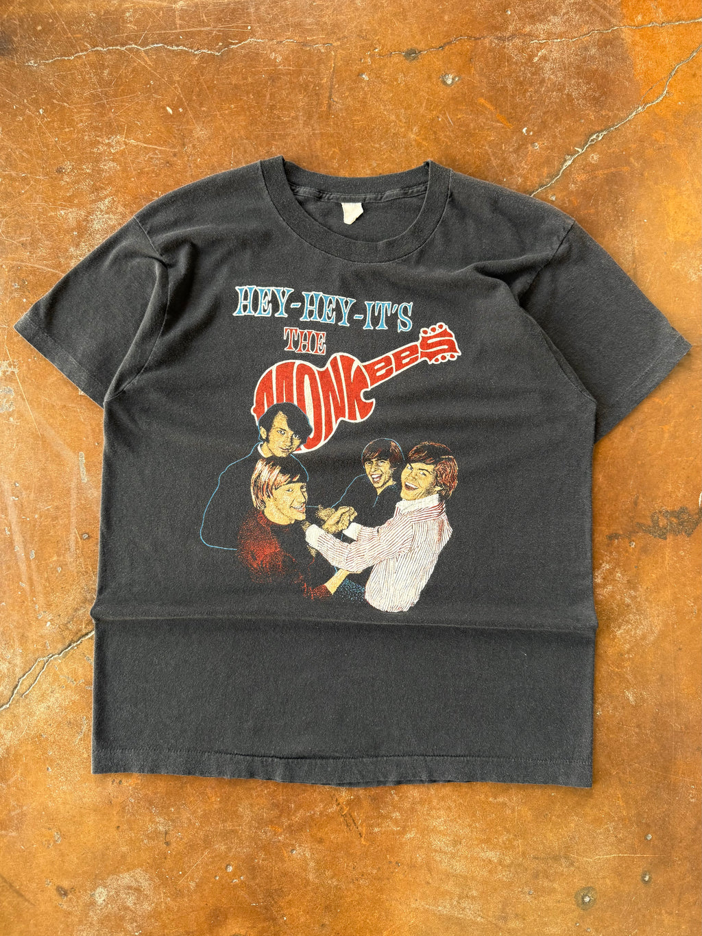 1986 The Monkees "live tour" band shirt (LARGE)