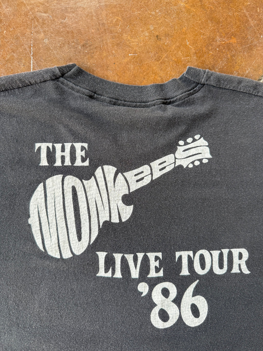 1986 The Monkees "live tour" band shirt (LARGE)
