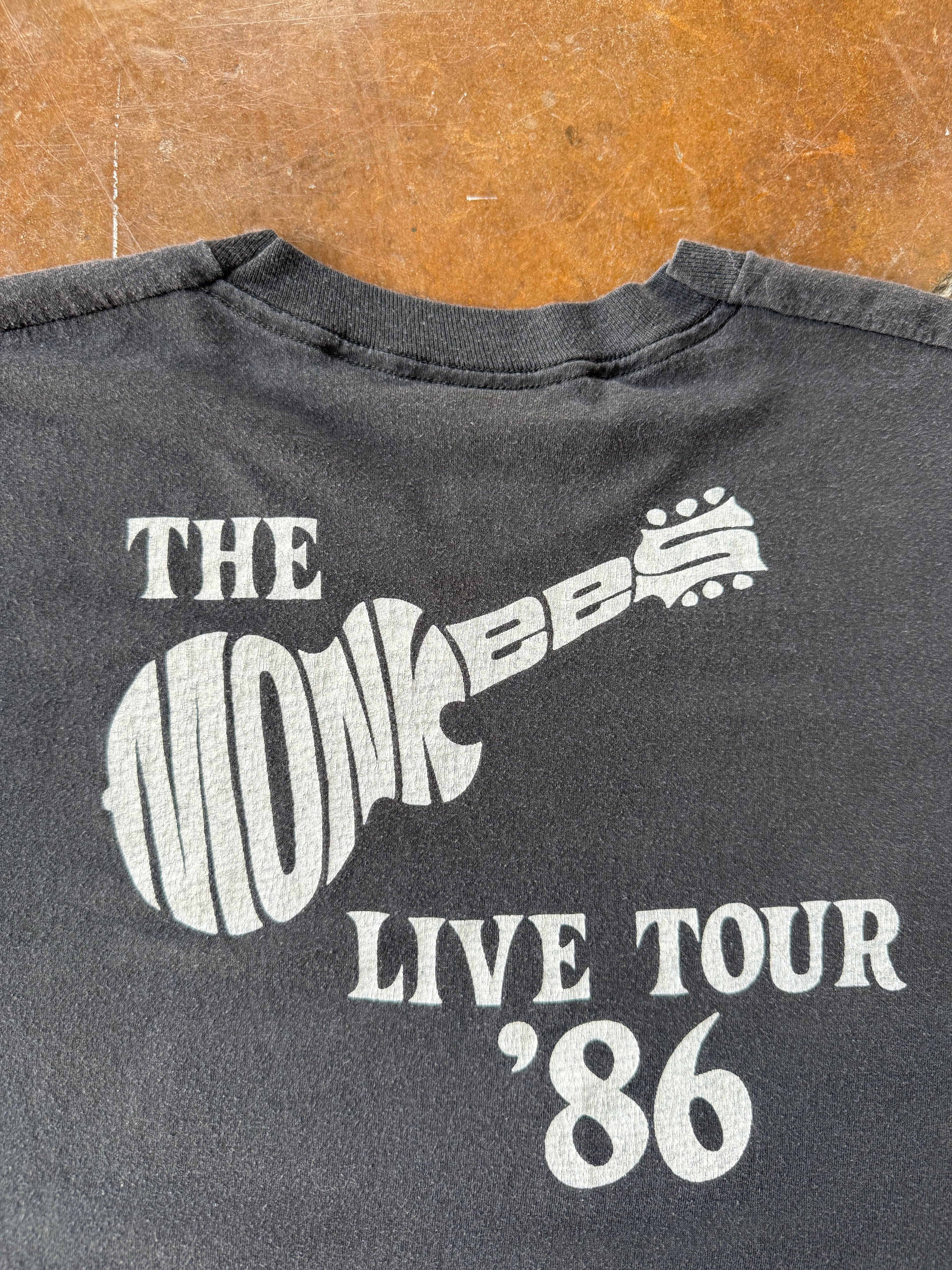 1986 The Monkees "live tour" band shirt (LARGE)