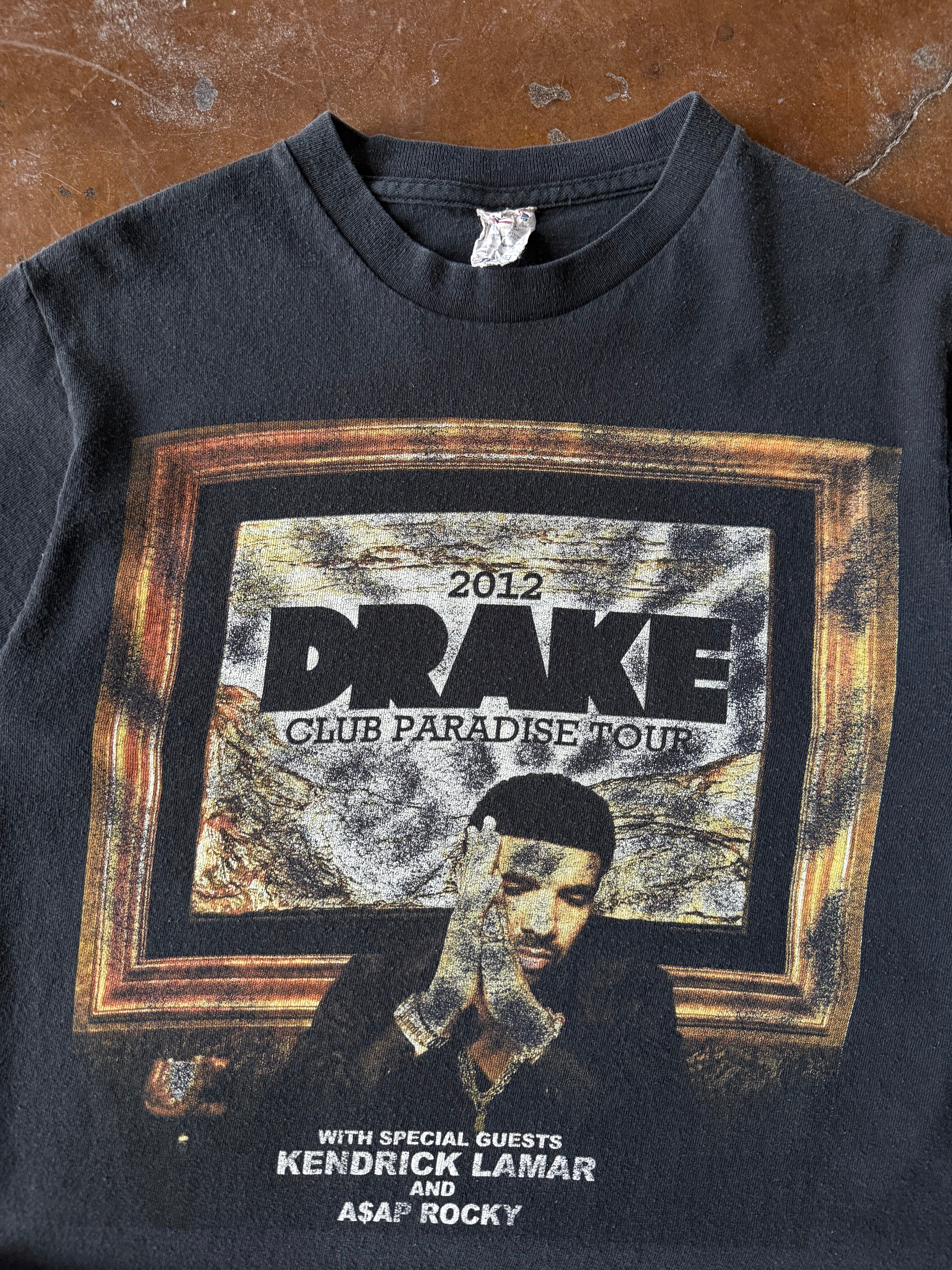 2012 Drake "club paradise" tour rap shirt (SMALL)