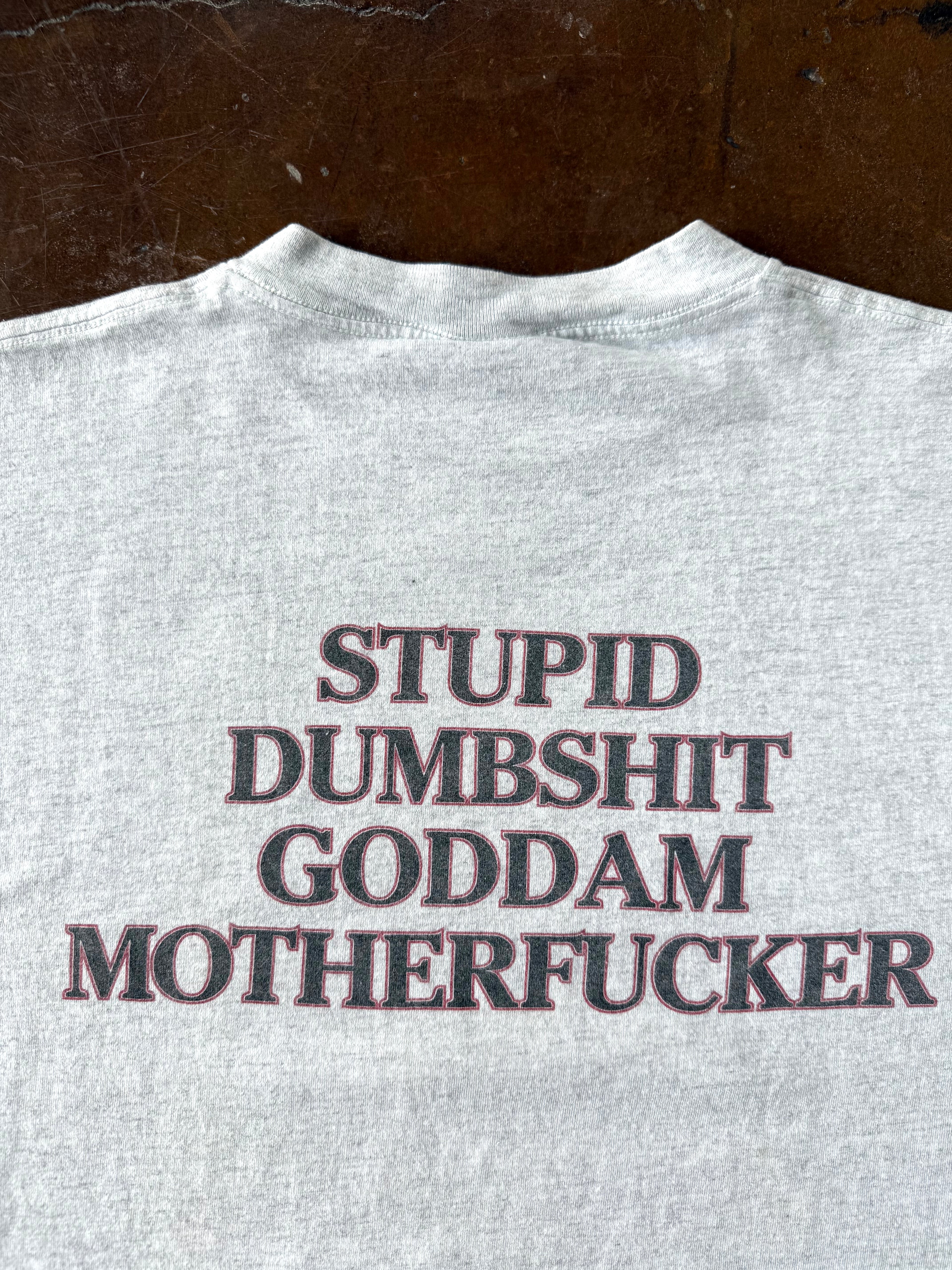 90s The Offspring "stupid, dumbshit, goddam, motherf*cker" band shirt (XL)