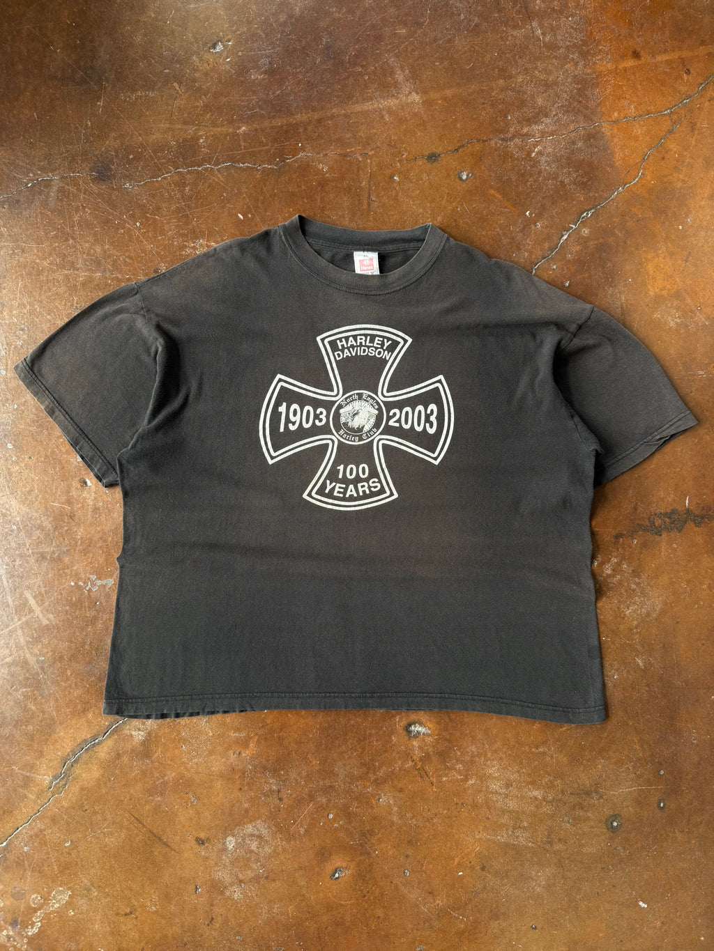 2003 Harley Davidson "100 years" biker shirt (XL)