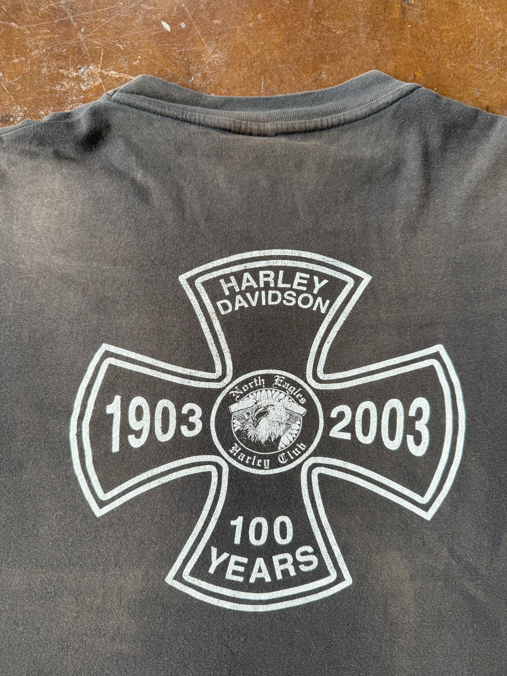 2003 Harley Davidson "100 years" biker shirt (XL)