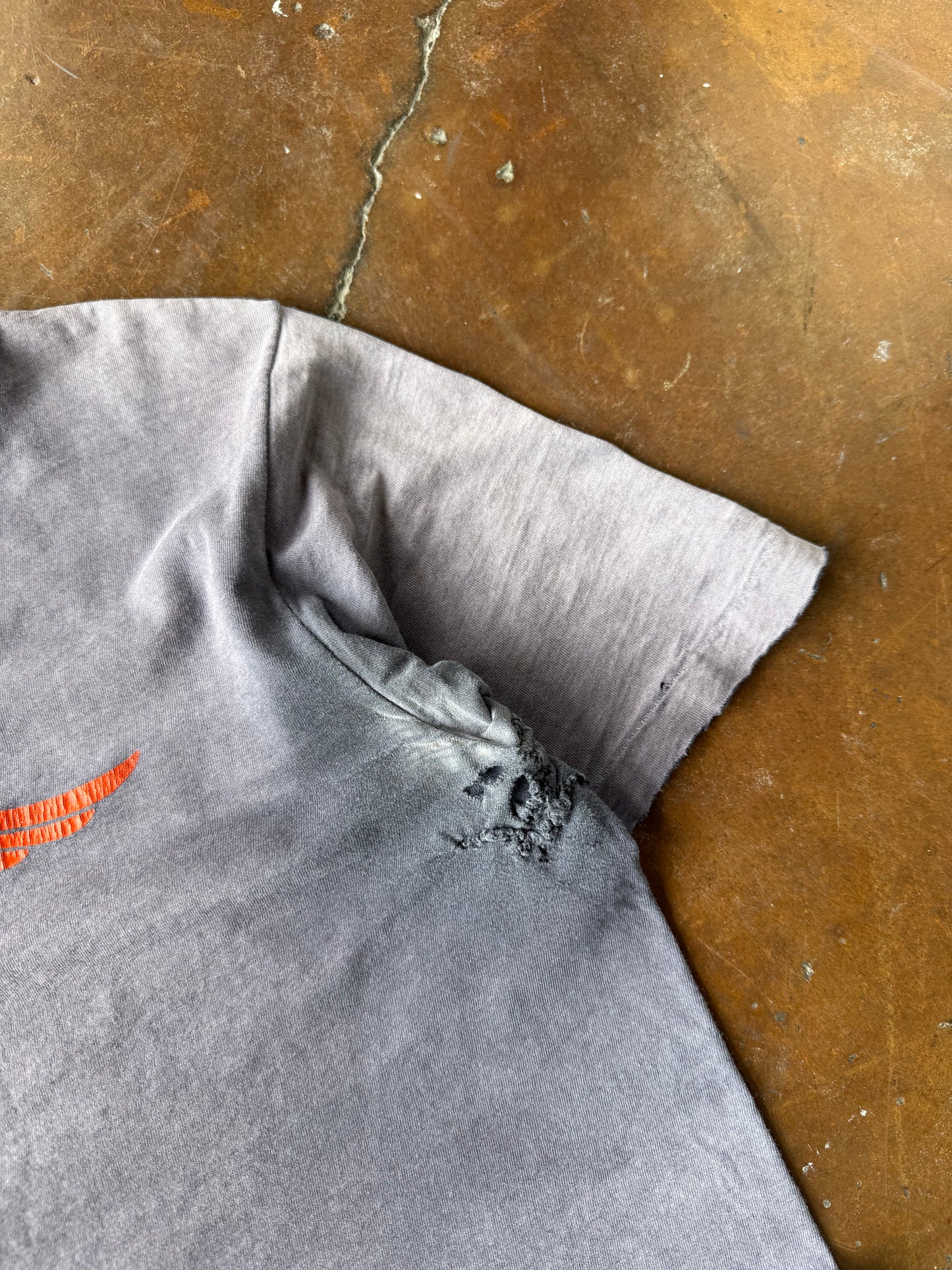 70s faded Harley Davidson "winged emblem" biker shirt (LARGE)