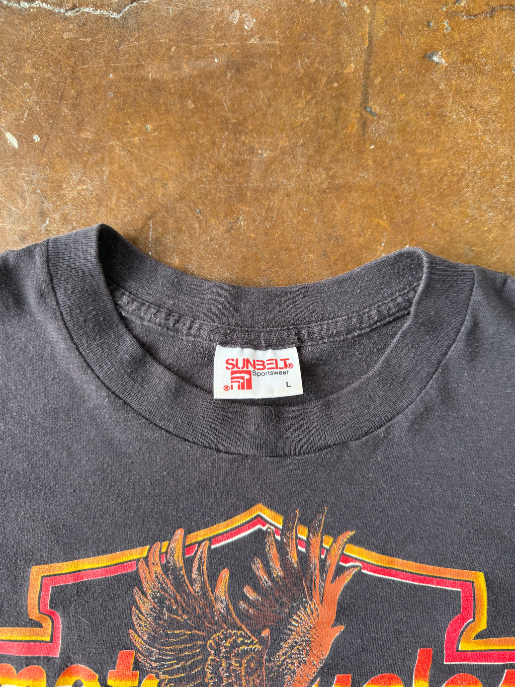 80s Harley Davidson "eagle emblem" sleeveless shirt (LARGE)