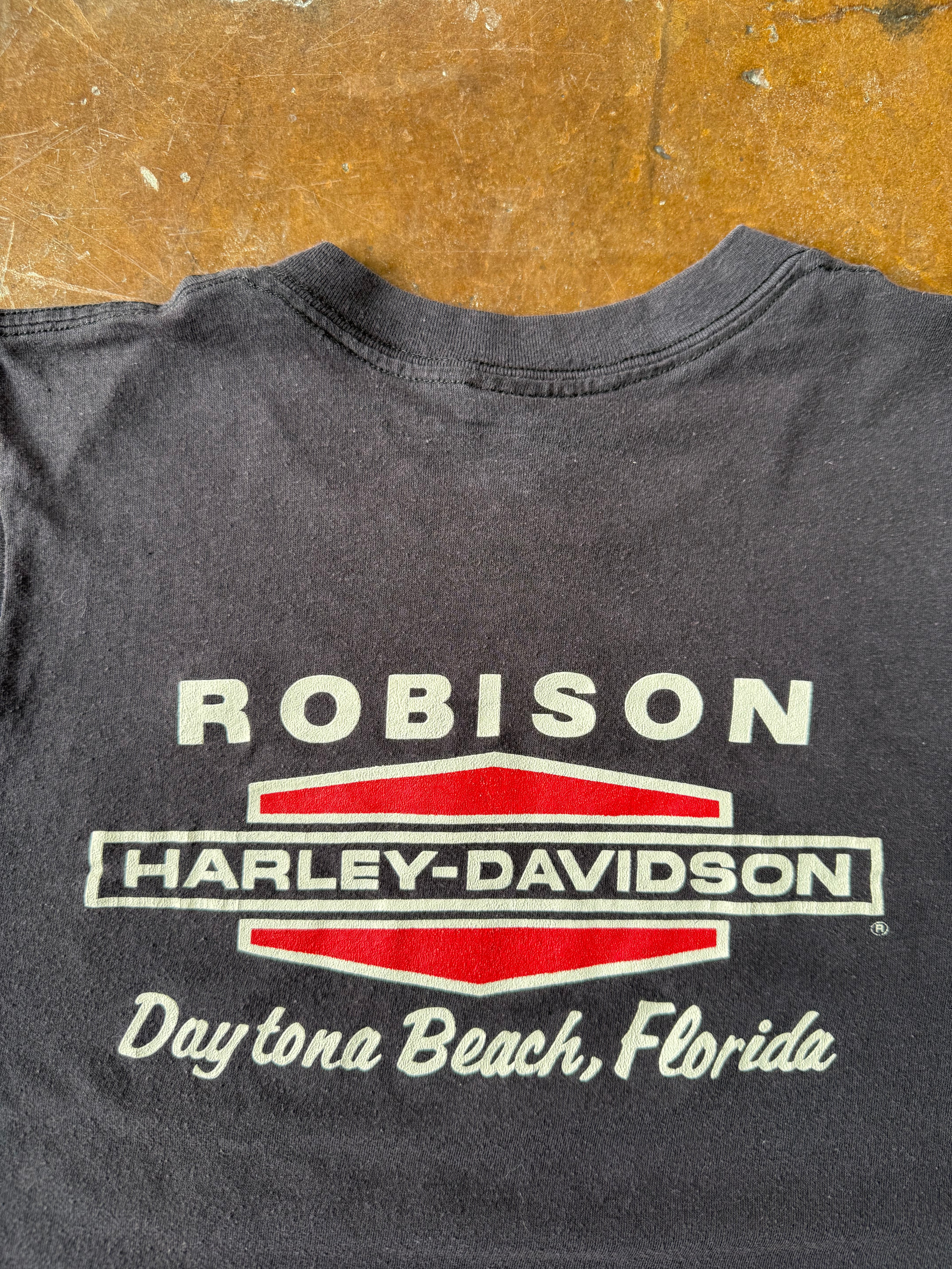80s Harley Davidson "eagle emblem" sleeveless shirt (LARGE)