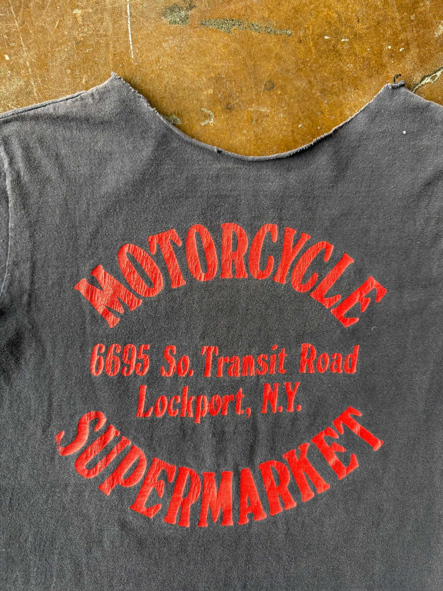 70s Biker "no stranger to danger" shirt (MEDIUM)