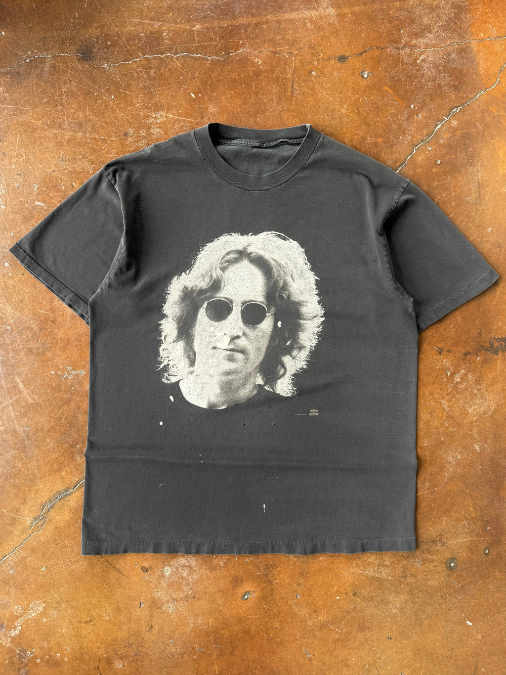 1994 lightly distressed John Lennon "portrait" shirt (XL)