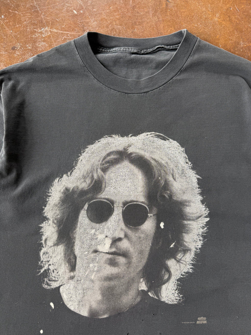 1994 lightly distressed John Lennon "portrait" shirt (XL)