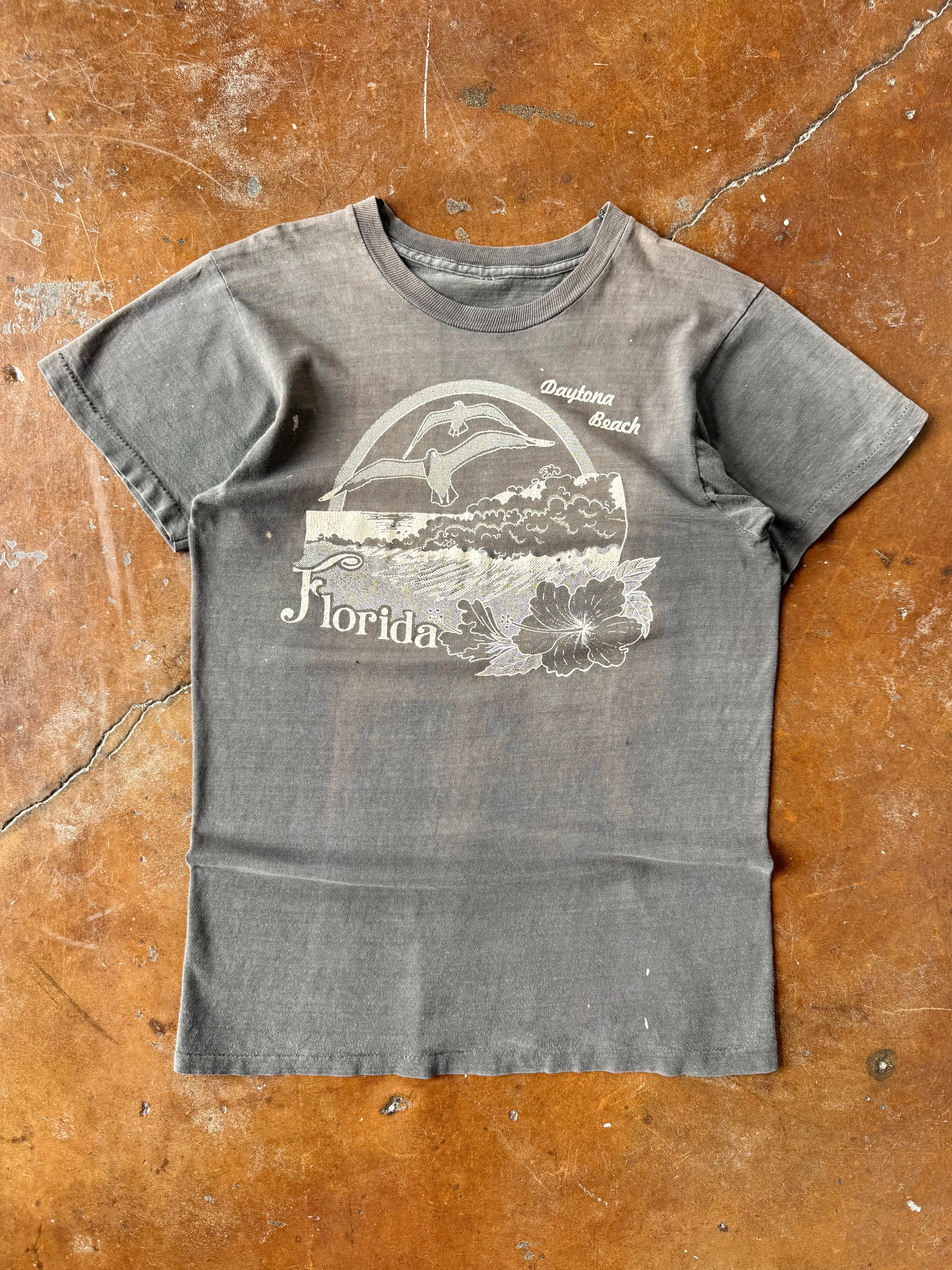 80s faded Daytona Beach nature shirt (MEDIUM)