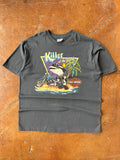 80s Harley Davidson "killer whale" biker shirt (XXL)