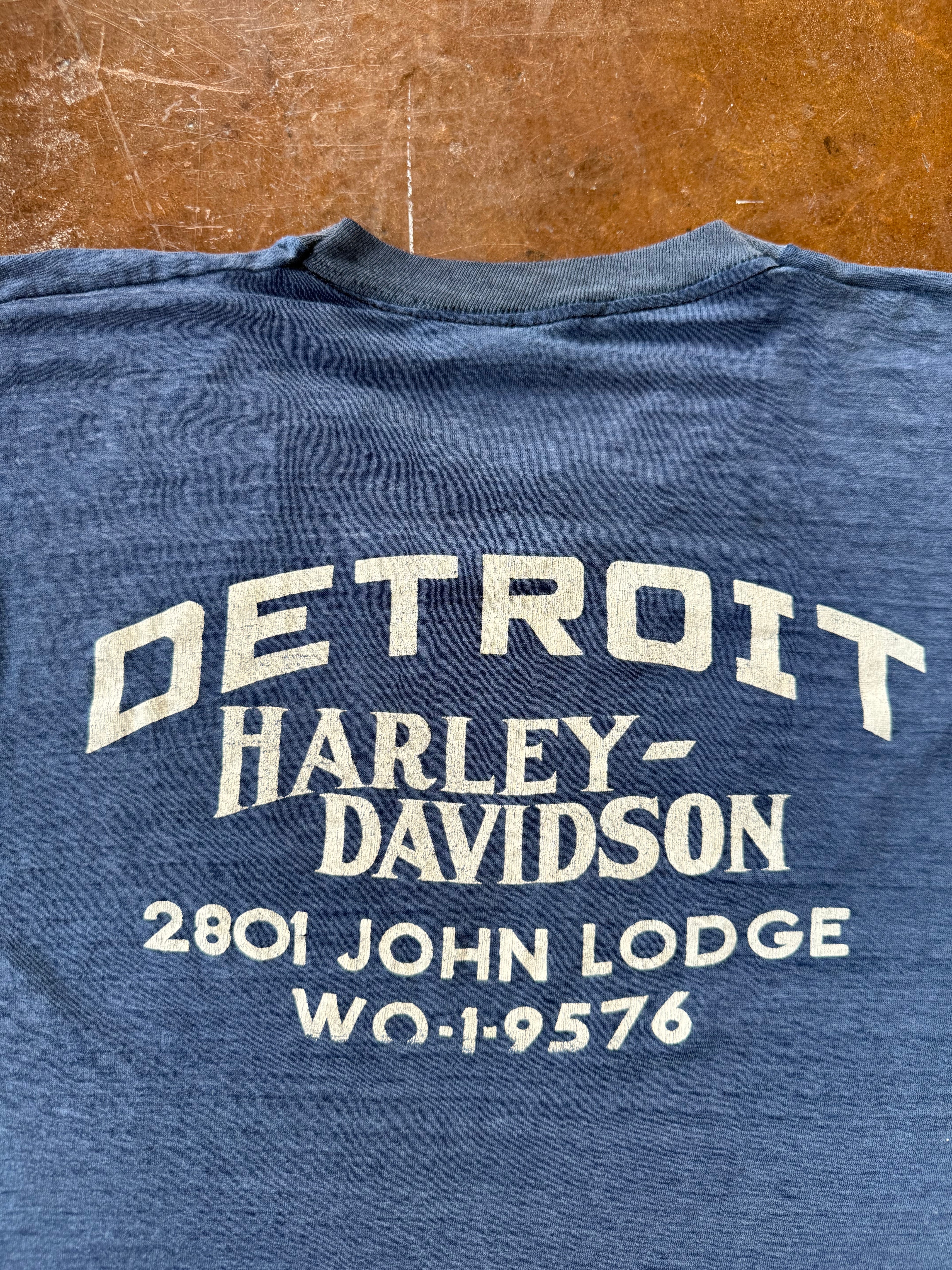 1978 Harley Davidson "75th anniversary" biker shirt (LARGE)
