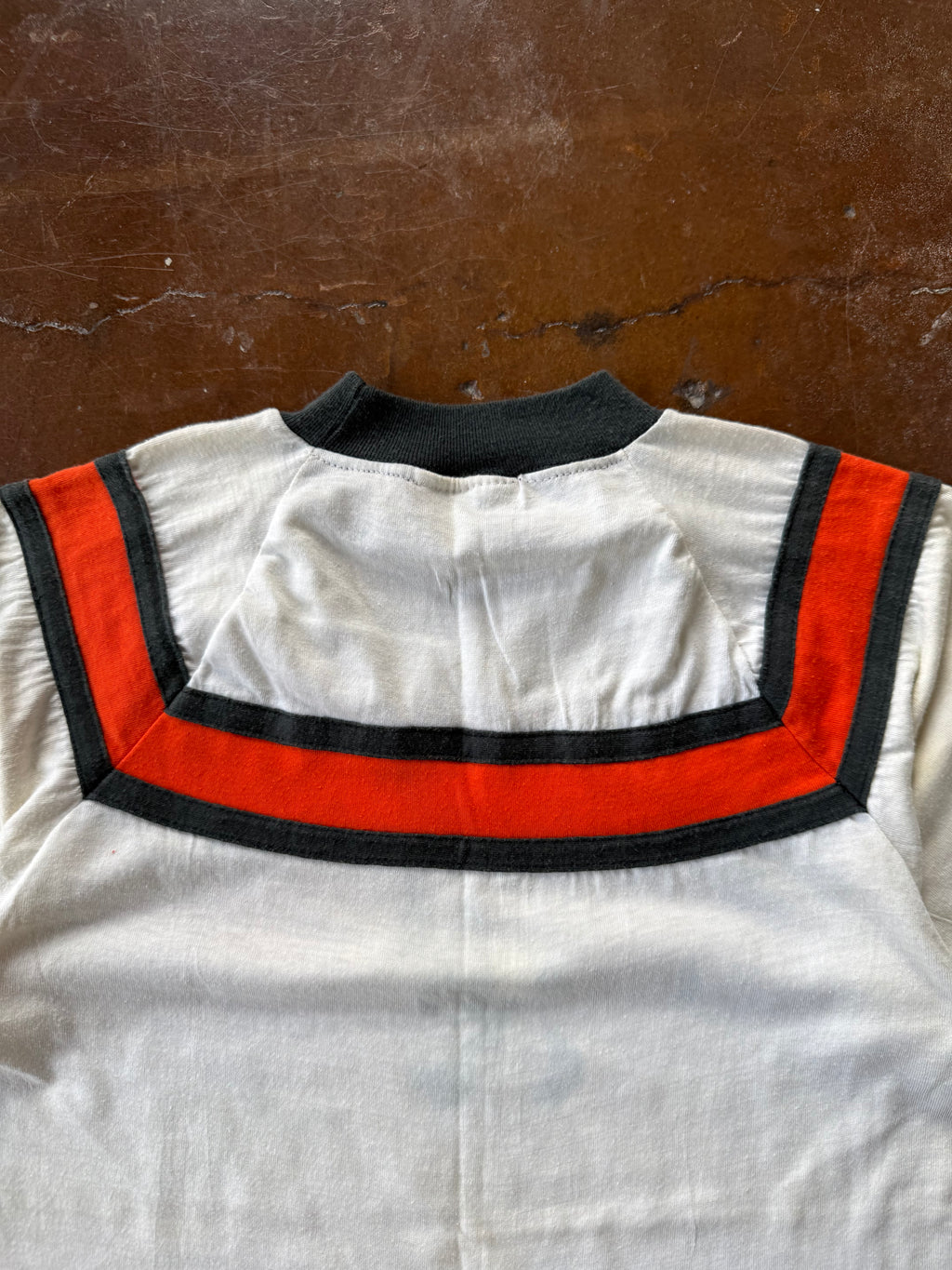 70s Harley Davidson "racing stripes" biker shirt (SMALL)