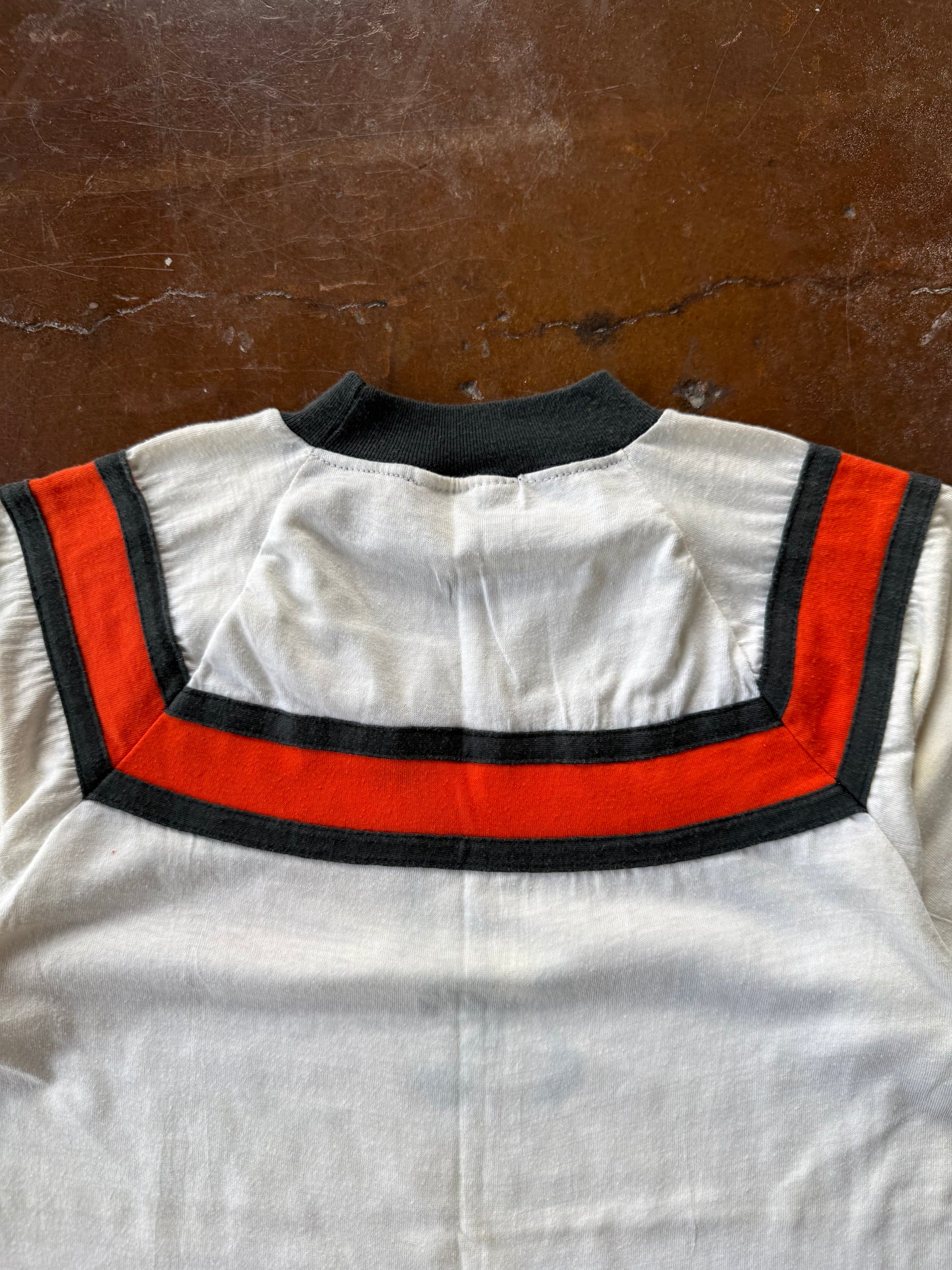 70s Harley Davidson "racing stripes" biker shirt (SMALL)