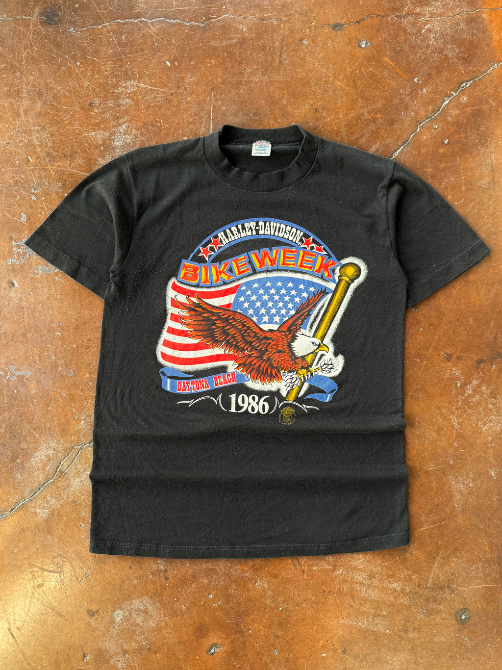 1986 Harley Davidson "daytona bike week" biker shirt (MEDIUM)