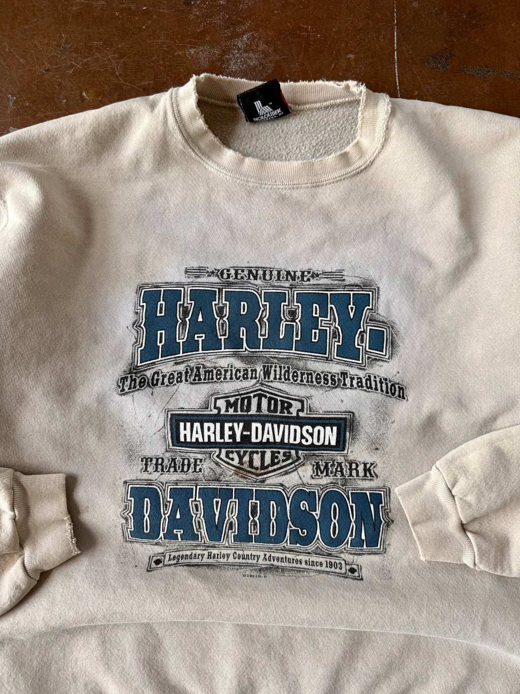 2001 Harley Davidson "great american tradition" crewneck/sweater (LARGE)