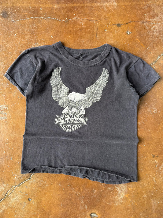80s Harley Davidson "eagle emblem" biker shirt (SMALL)