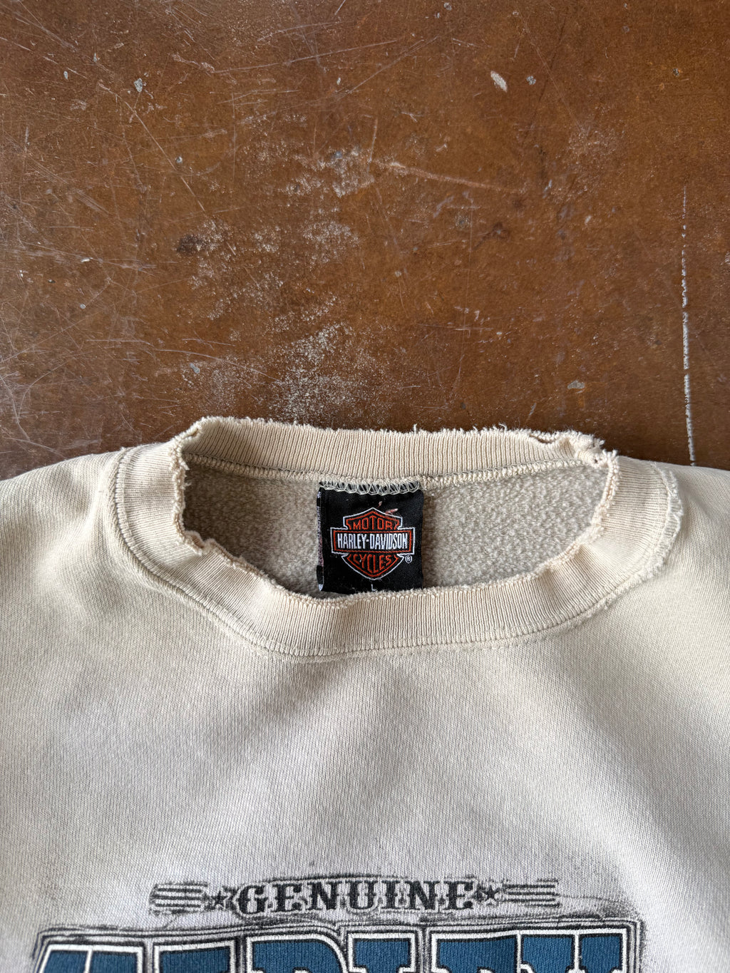 2001 Harley Davidson "great american tradition" crewneck/sweater (LARGE)